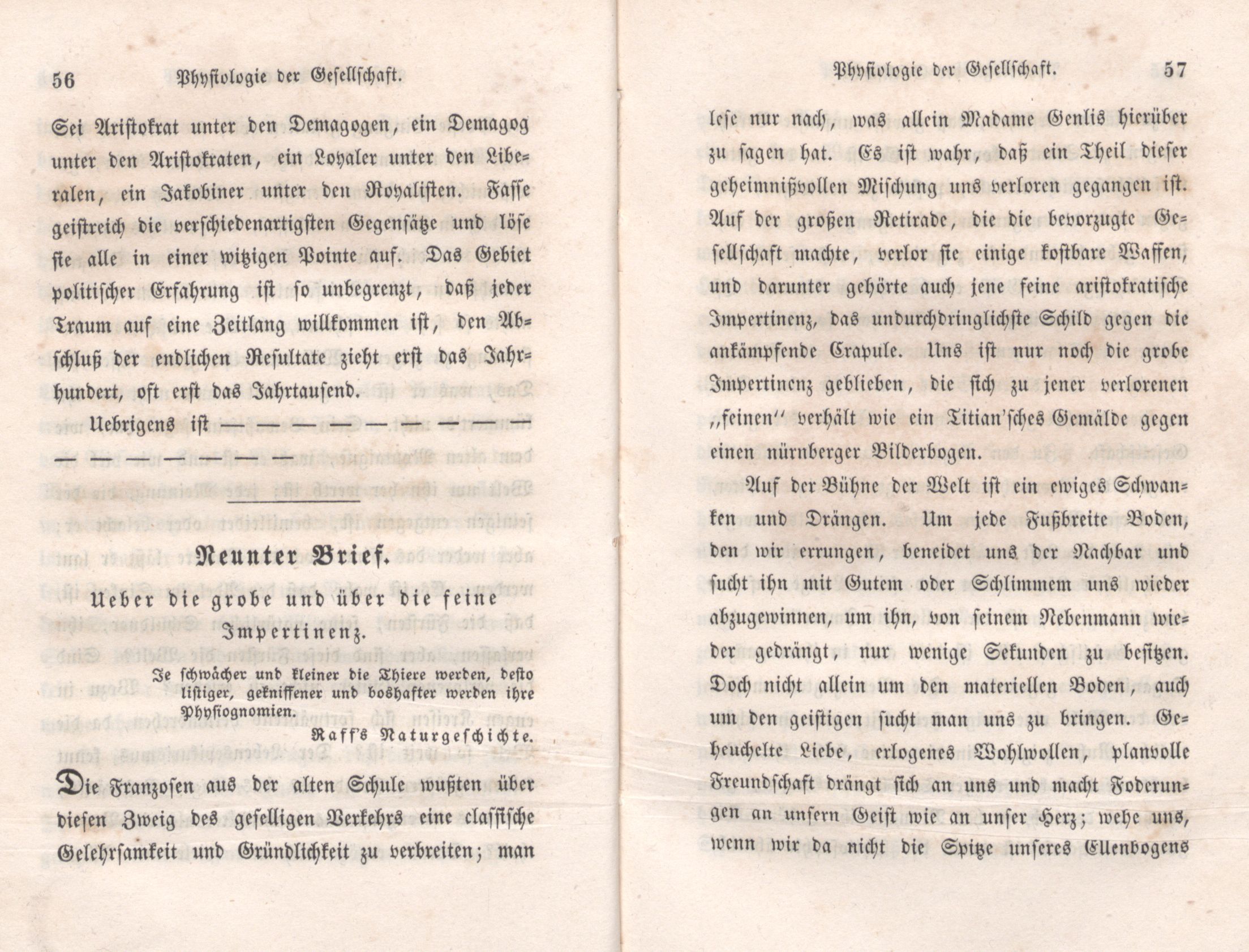 Physiologie der Gesellschaft (1847) | 29. (56-57) Основной текст
