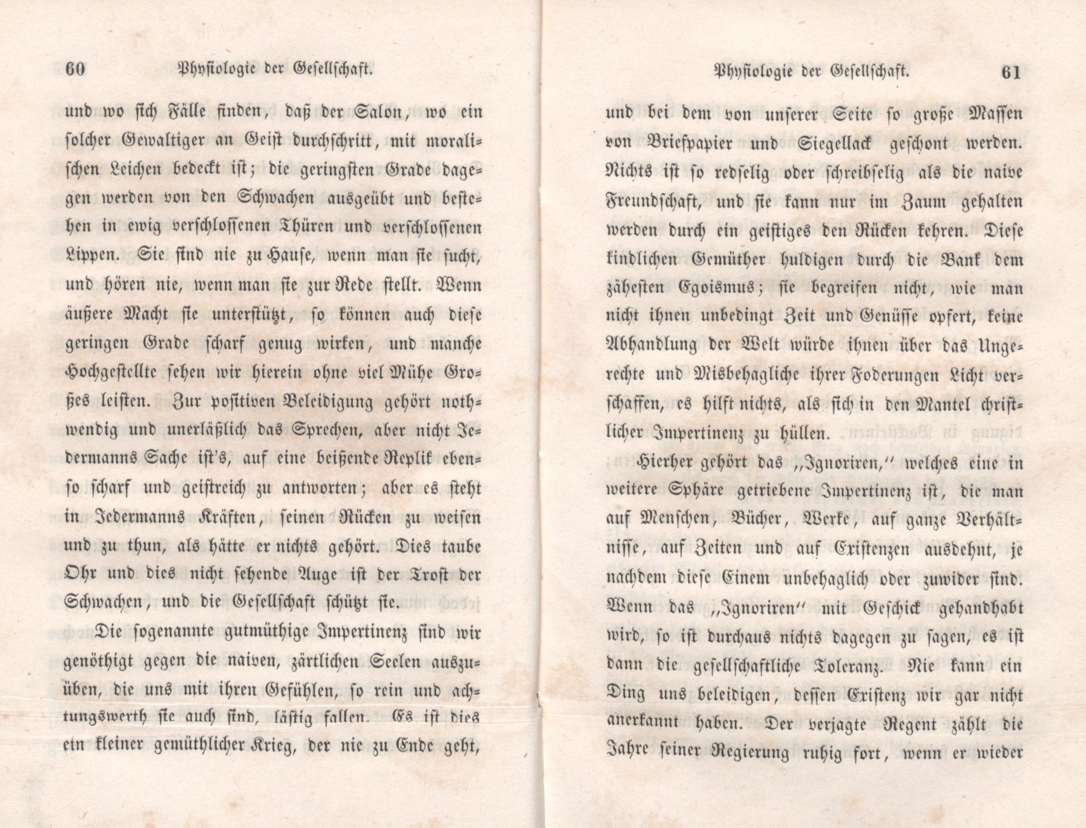 Physiologie der Gesellschaft (1847) | 31. (60-61) Haupttext
