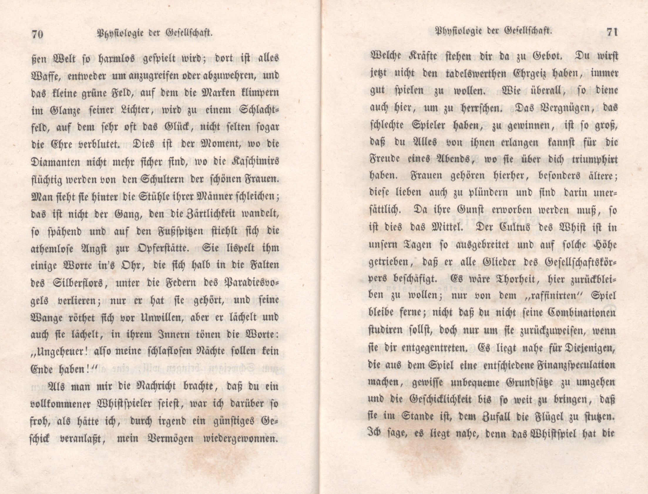 Physiologie der Gesellschaft (1847) | 36. (70-71) Основной текст