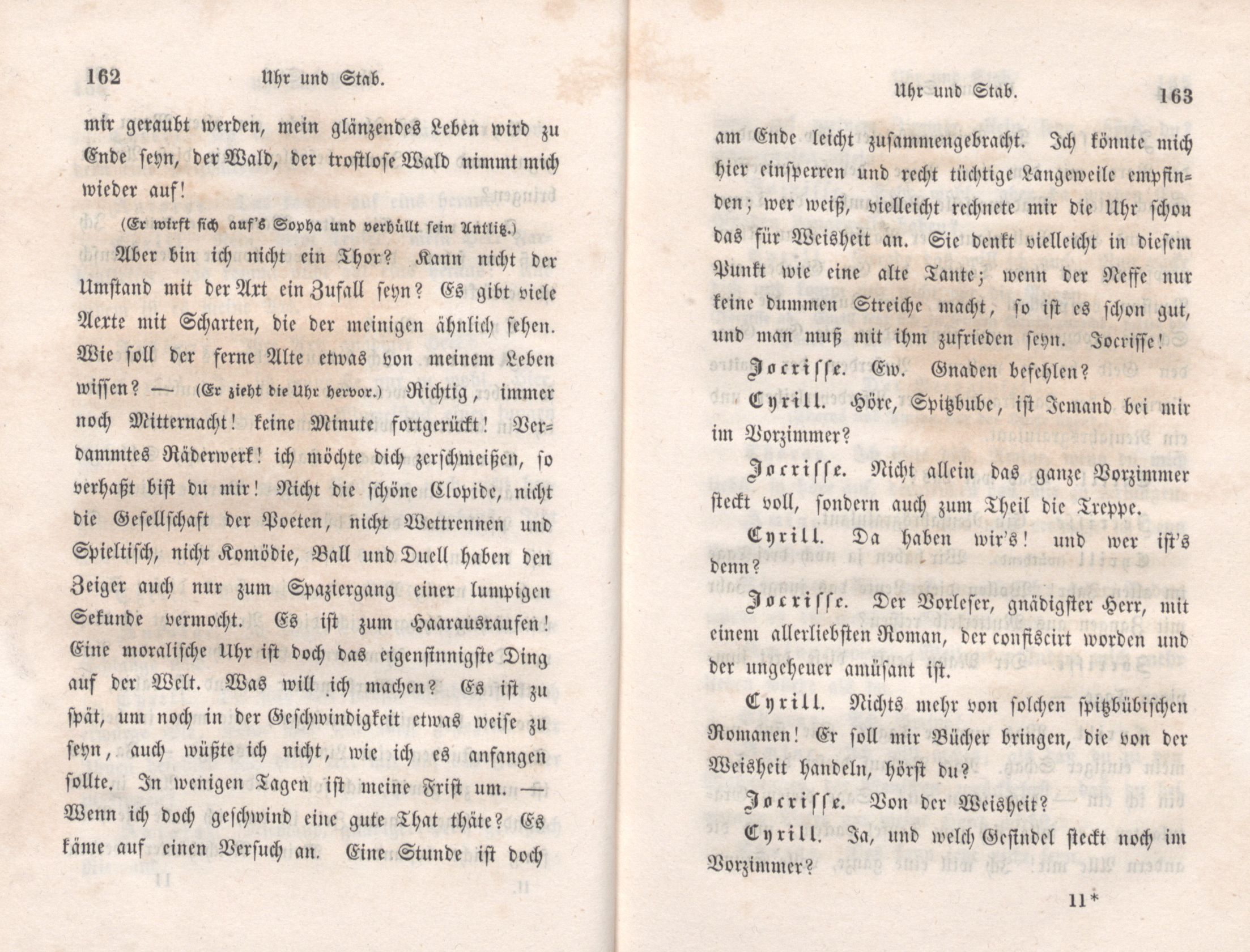 Uhr und Stab (1847) | 29. (162-163) Main body of text