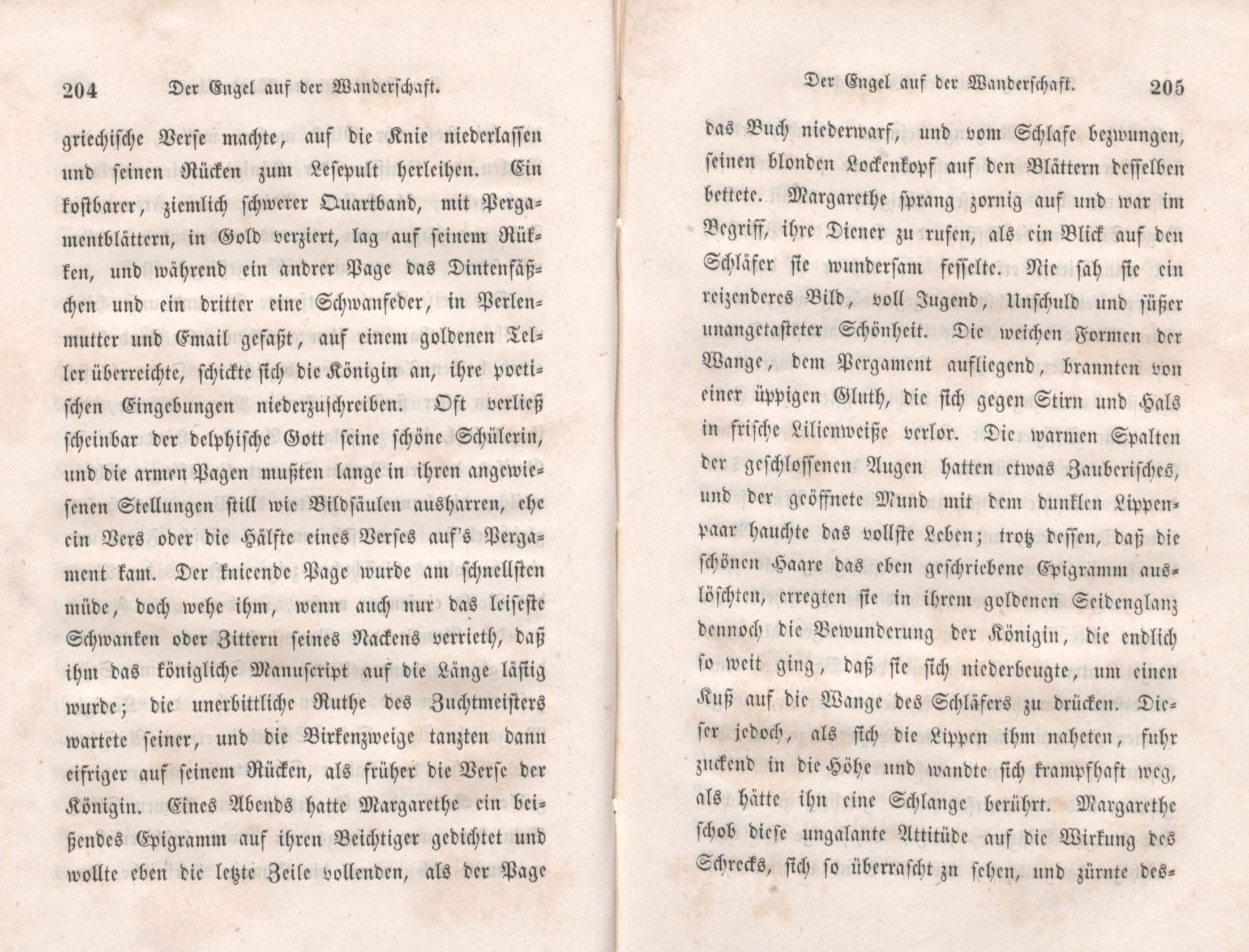 Der Engel auf der Wanderschaft (1847) | 14. (204-205) Main body of text