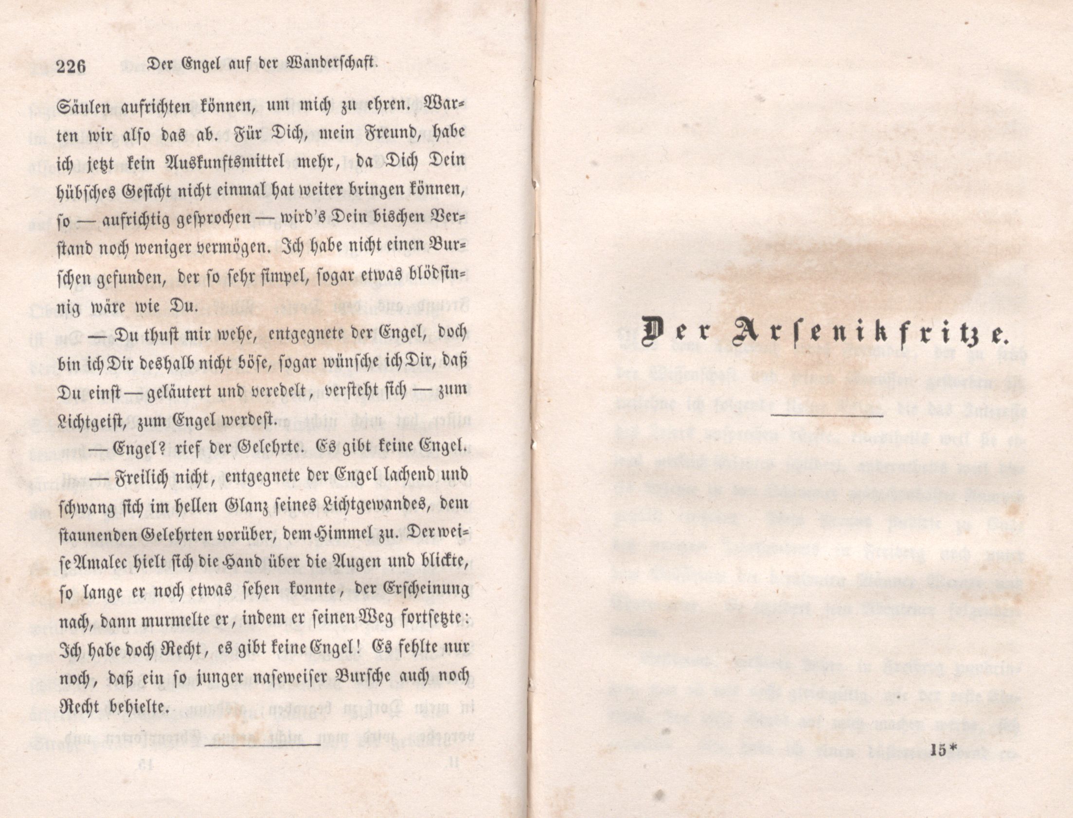 Der Arsenikfritze (1847) | 1. (226-227) Основной текст