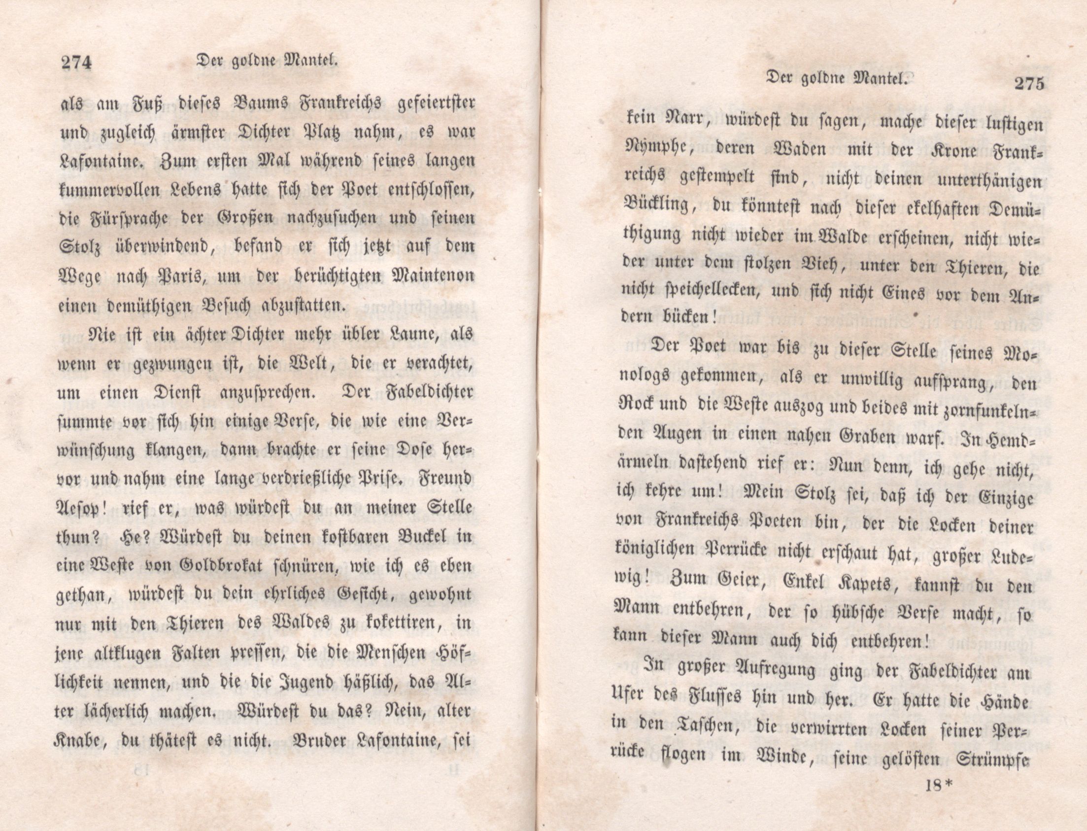 Das Buch der drei Schwestern [2] (1847) | 140. (274-275) Põhitekst