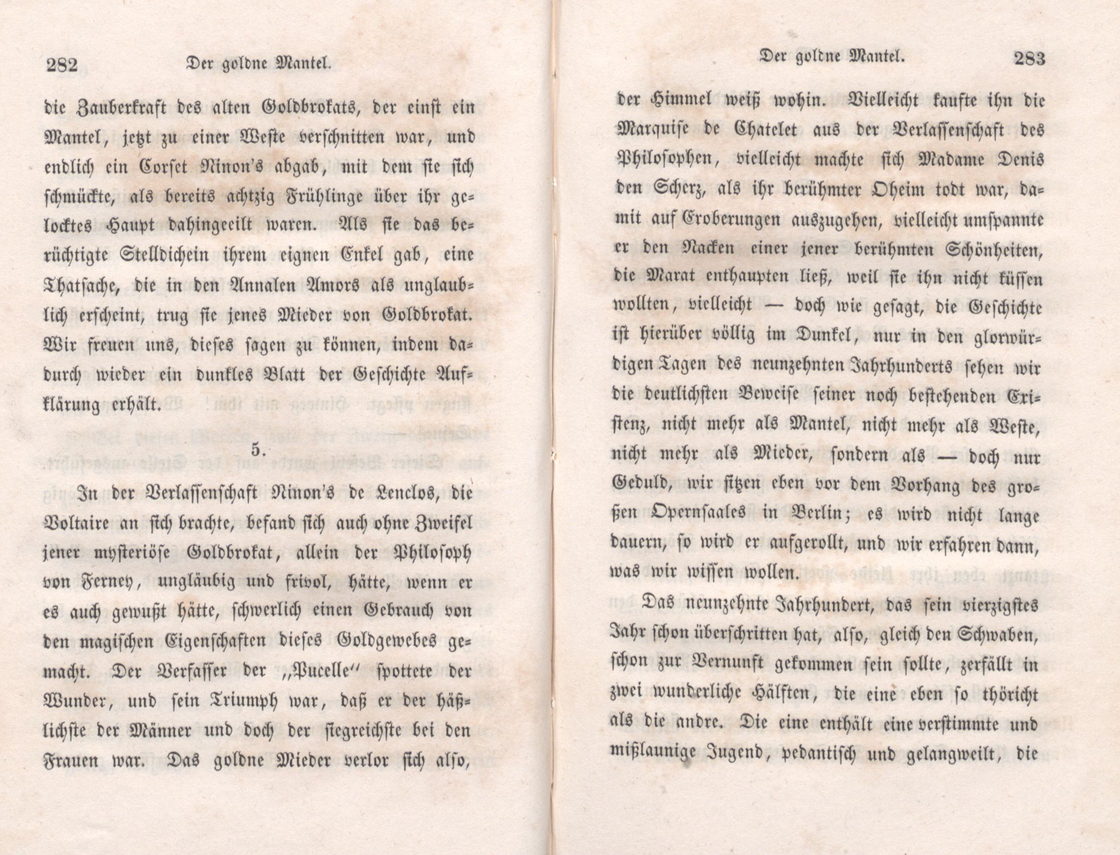 Das Buch der drei Schwestern [2] (1847) | 144. (282-283) Põhitekst