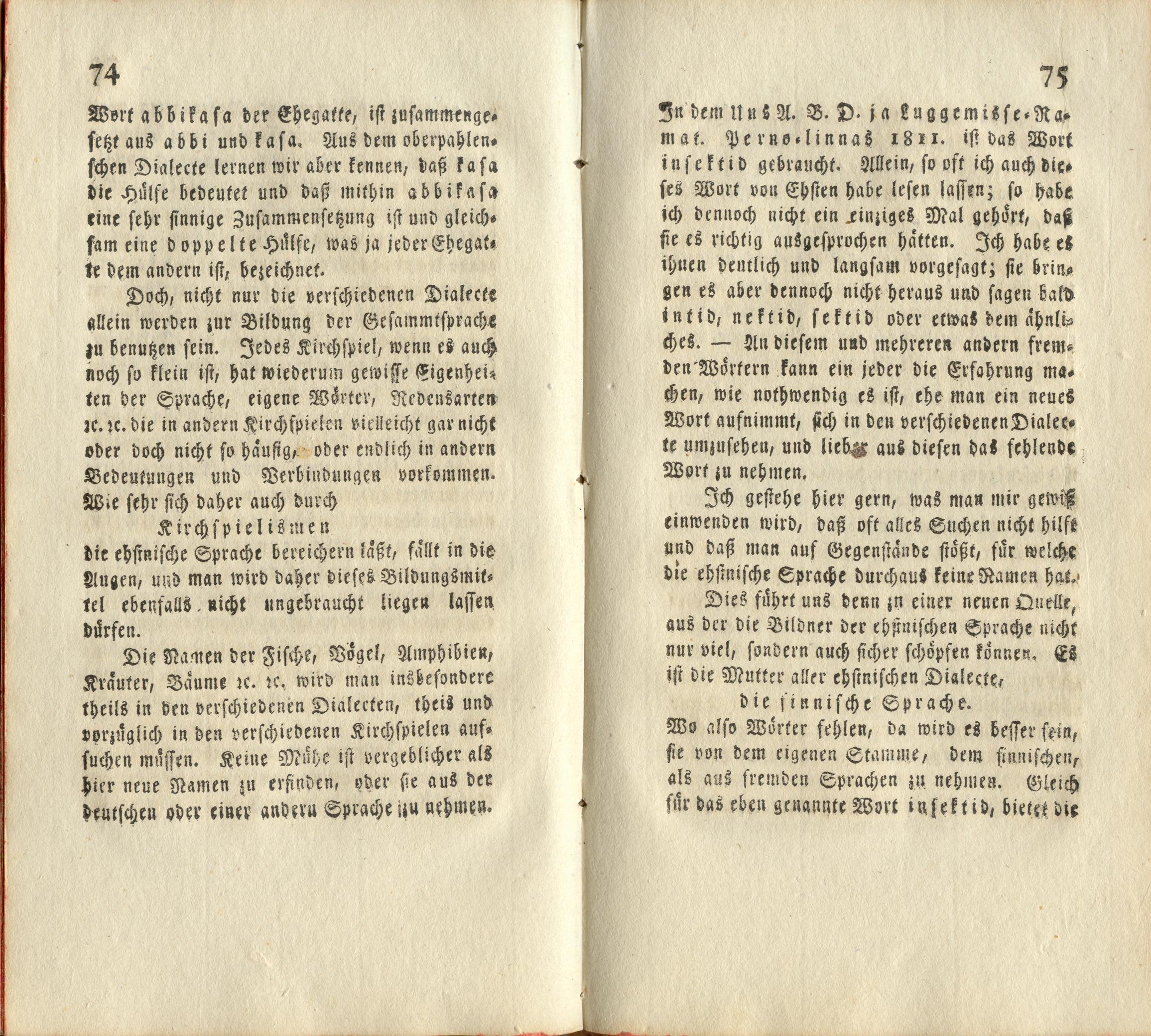 Beiträge [03] (1814) | 43. (74-75) Põhitekst