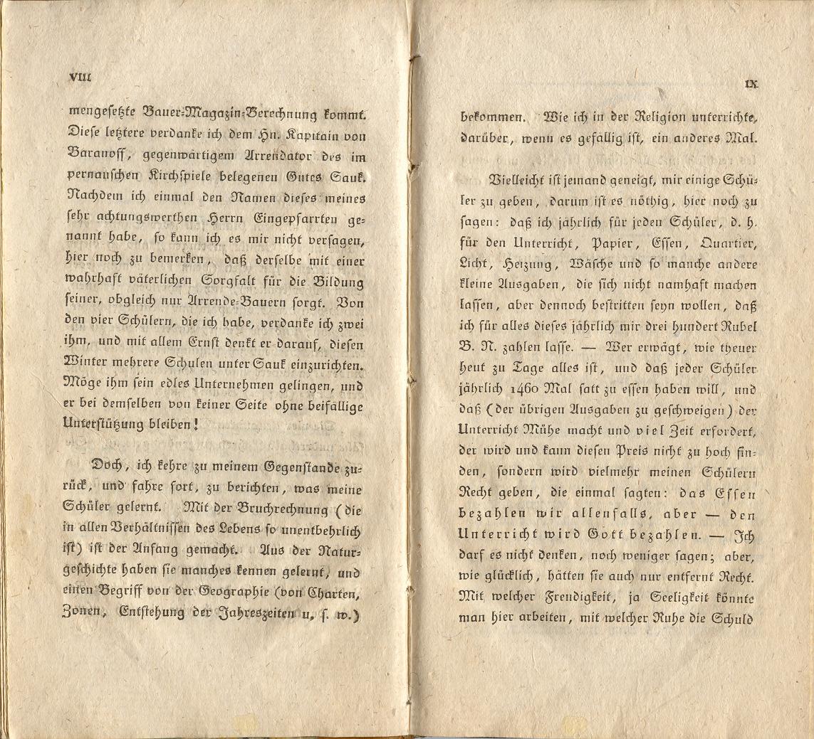 Beiträge [06] (1816) | 5. (VIII-IX) Foreword