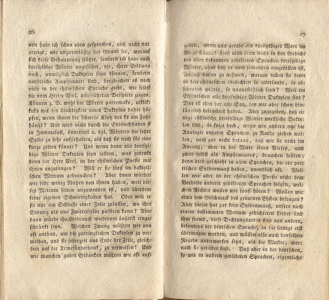Beiträge [06] (1816) | 14. (26-27) Haupttext