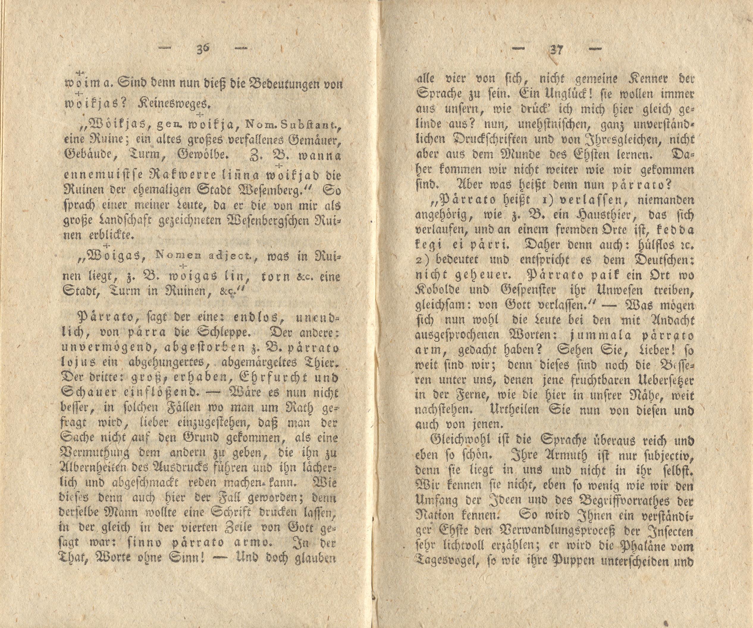 Beiträge [12] (1818) | 19. (36-37) Haupttext