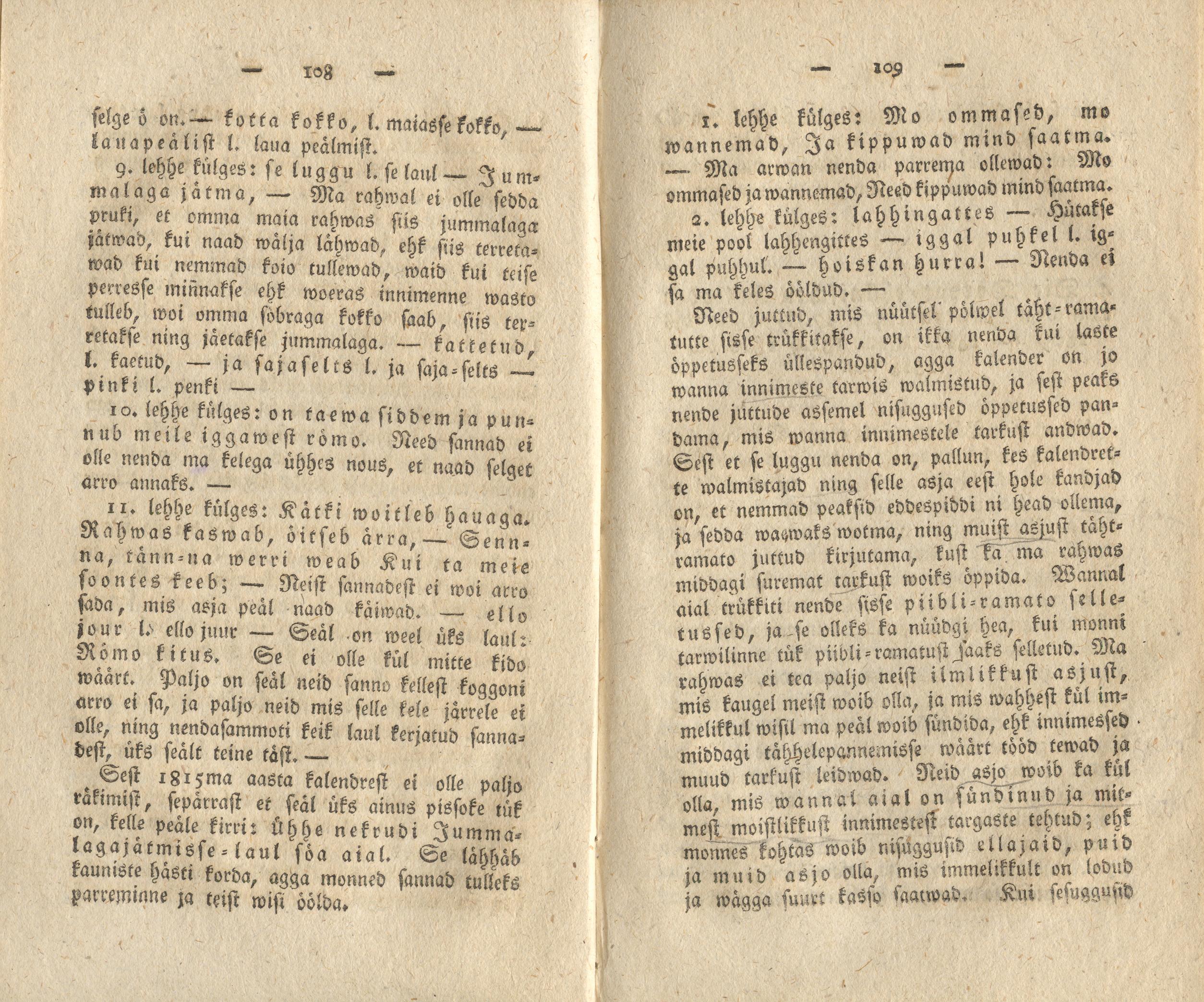 Beiträge [12] (1818) | 55. (108-109) Haupttext