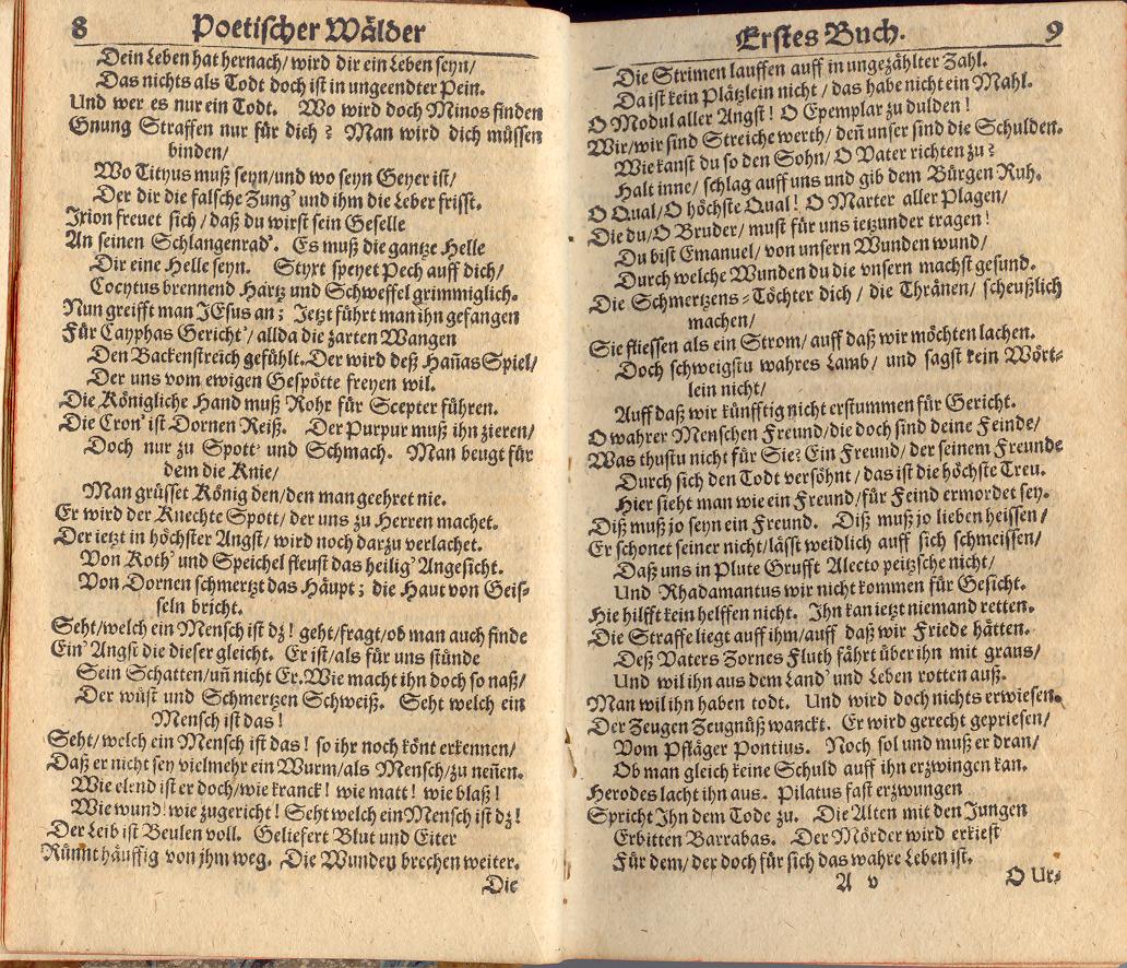 Teütsche Poemata (1642) | 12. (8-9) Основной текст
