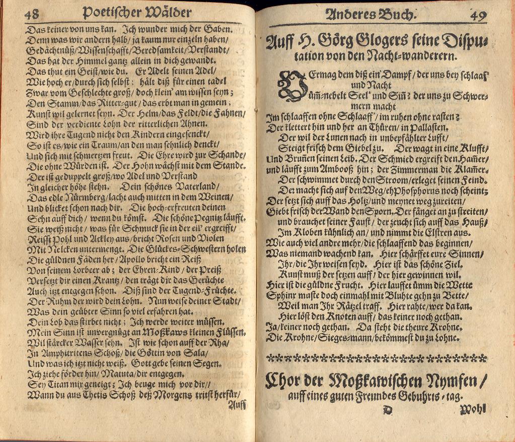 Teütsche Poemata (1642) | 33. (48-49) Haupttext