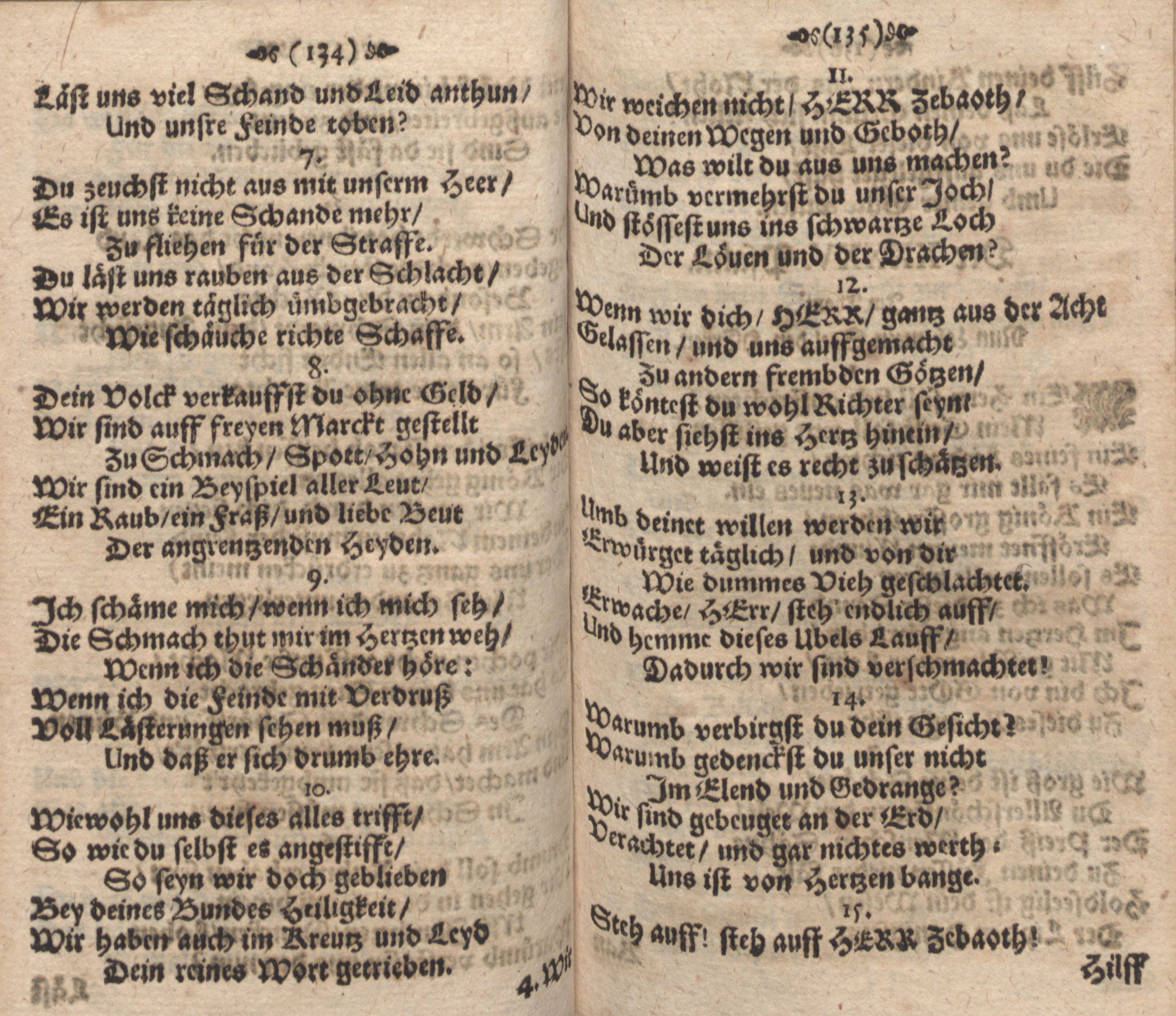 Der Verfolgete, Errettete und Lobsingende David (1686) | 68. (134-135) Põhitekst