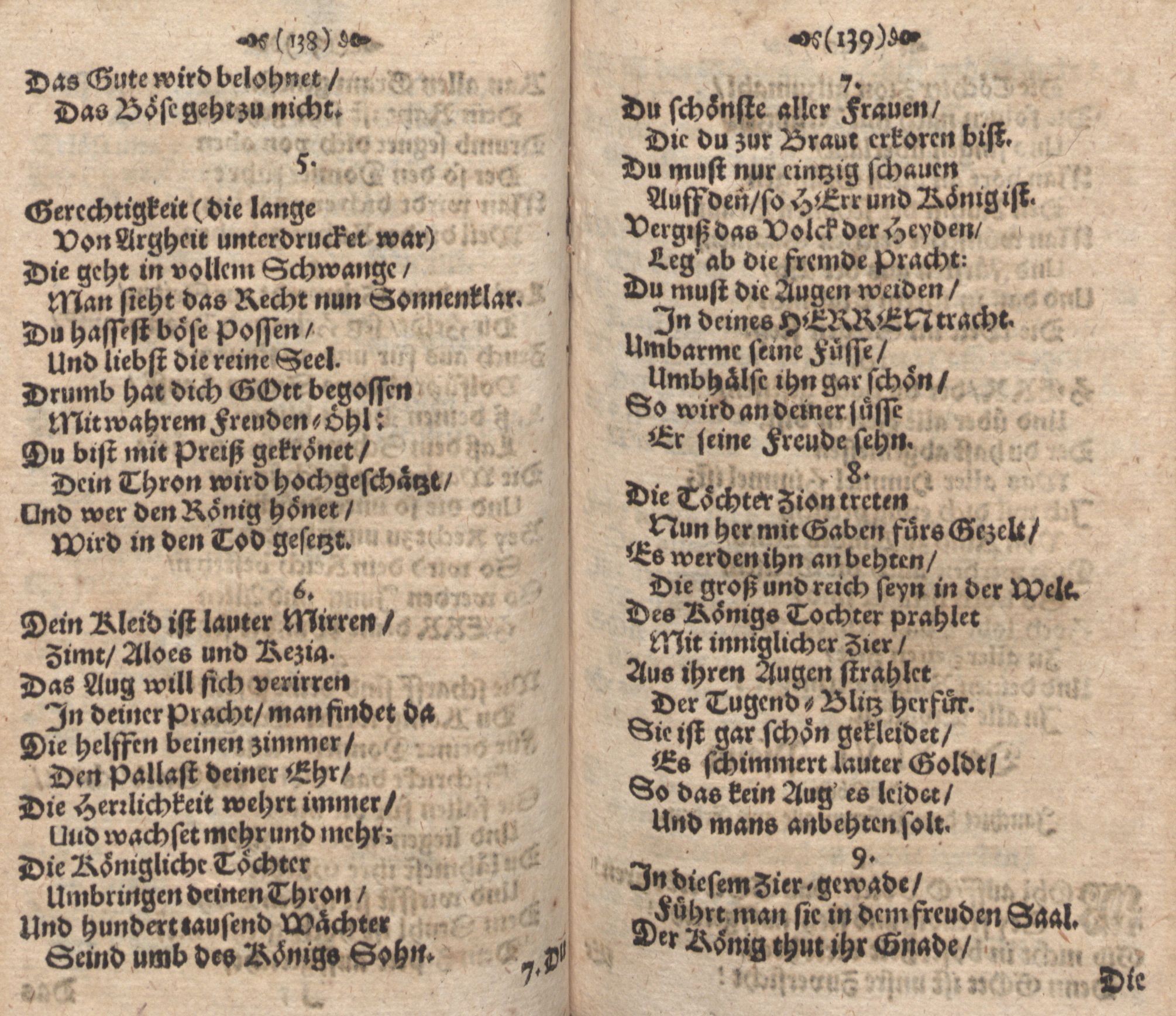 Der Verfolgete, Errettete und Lobsingende David (1686) | 70. (138-139) Haupttext