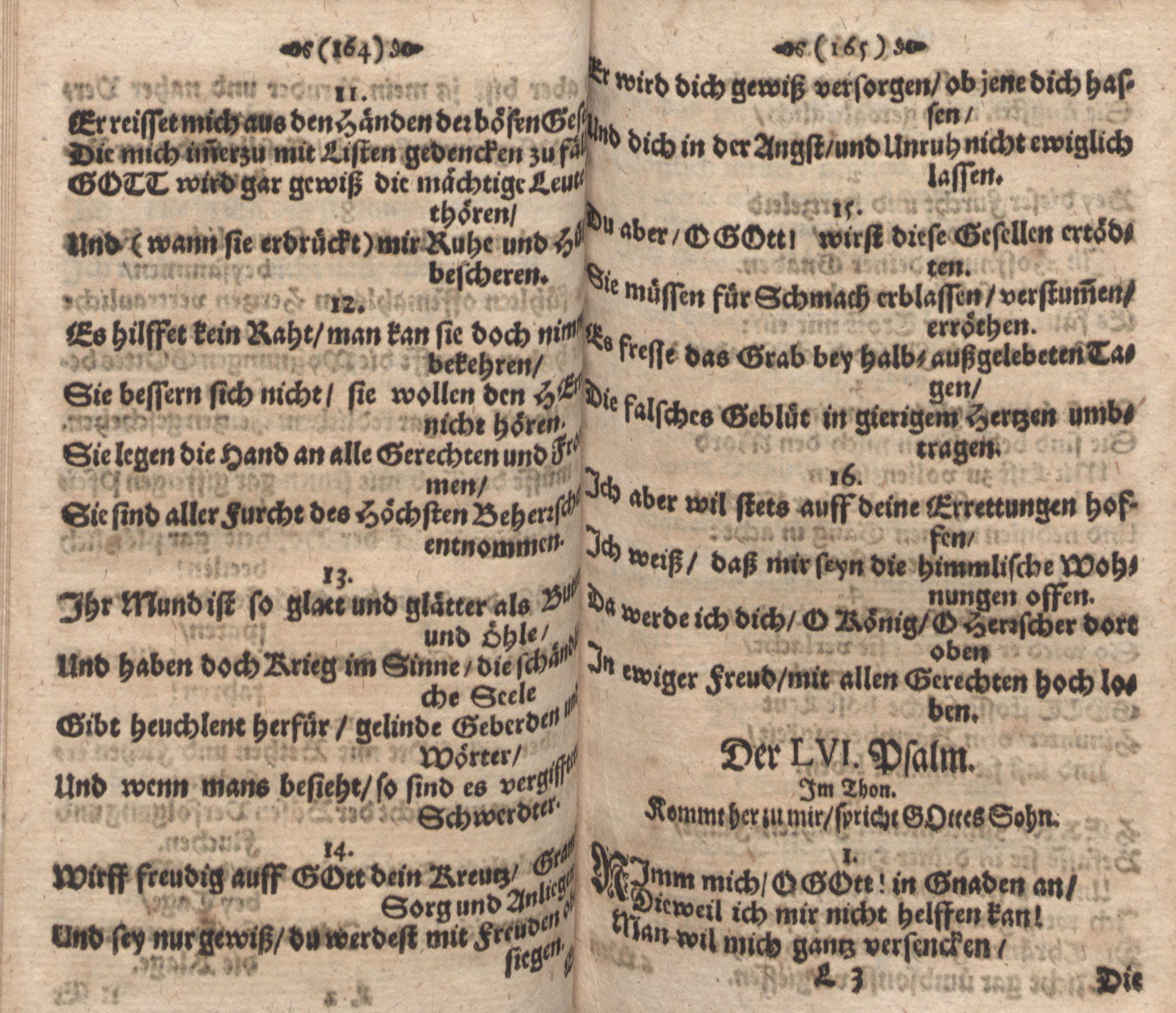 Der Verfolgete, Errettete und Lobsingende David (1686) | 83. (164-165) Haupttext