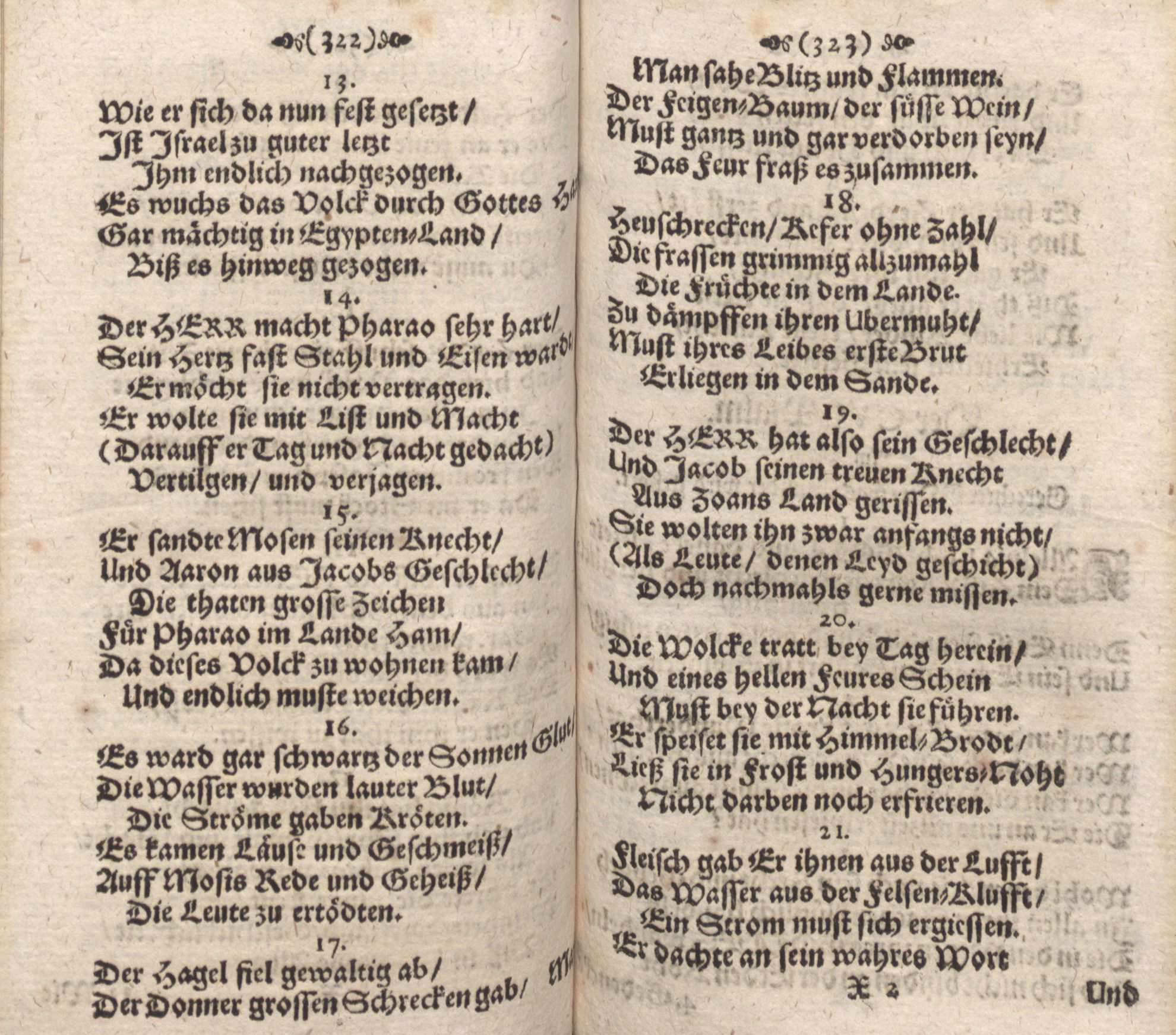 Der 105. Psalm (1686) | 3. (322-323) Haupttext