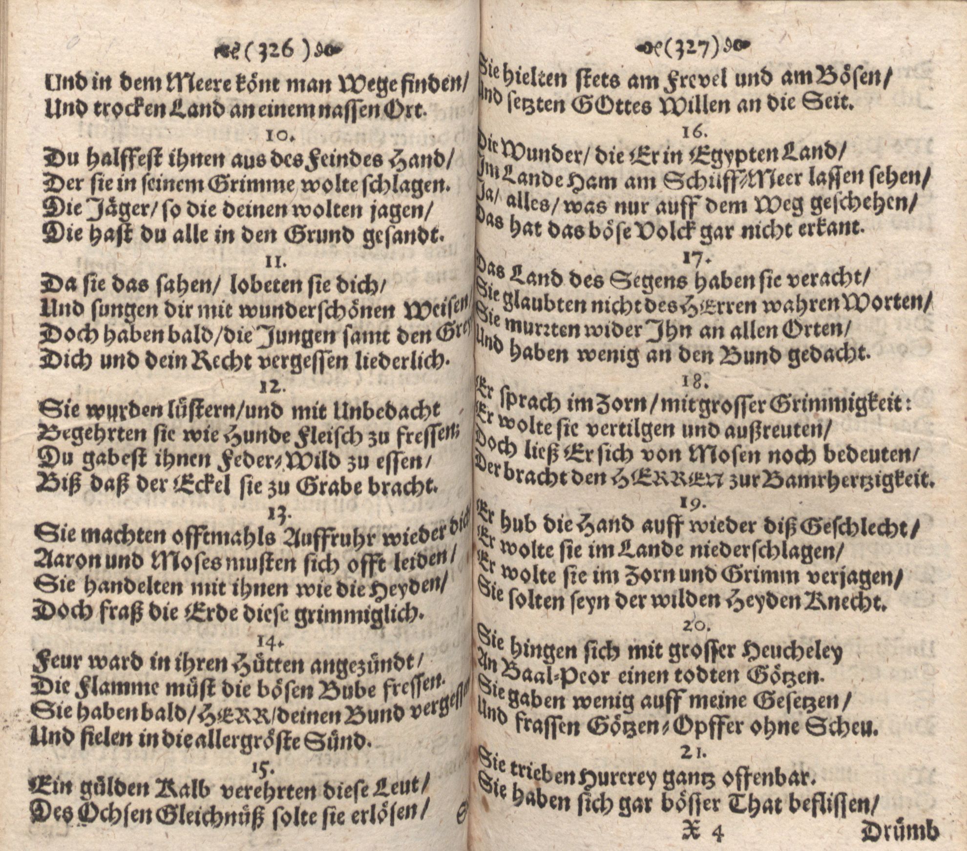 Der Verfolgete, Errettete und Lobsingende David (1686) | 164. (326-327) Основной текст
