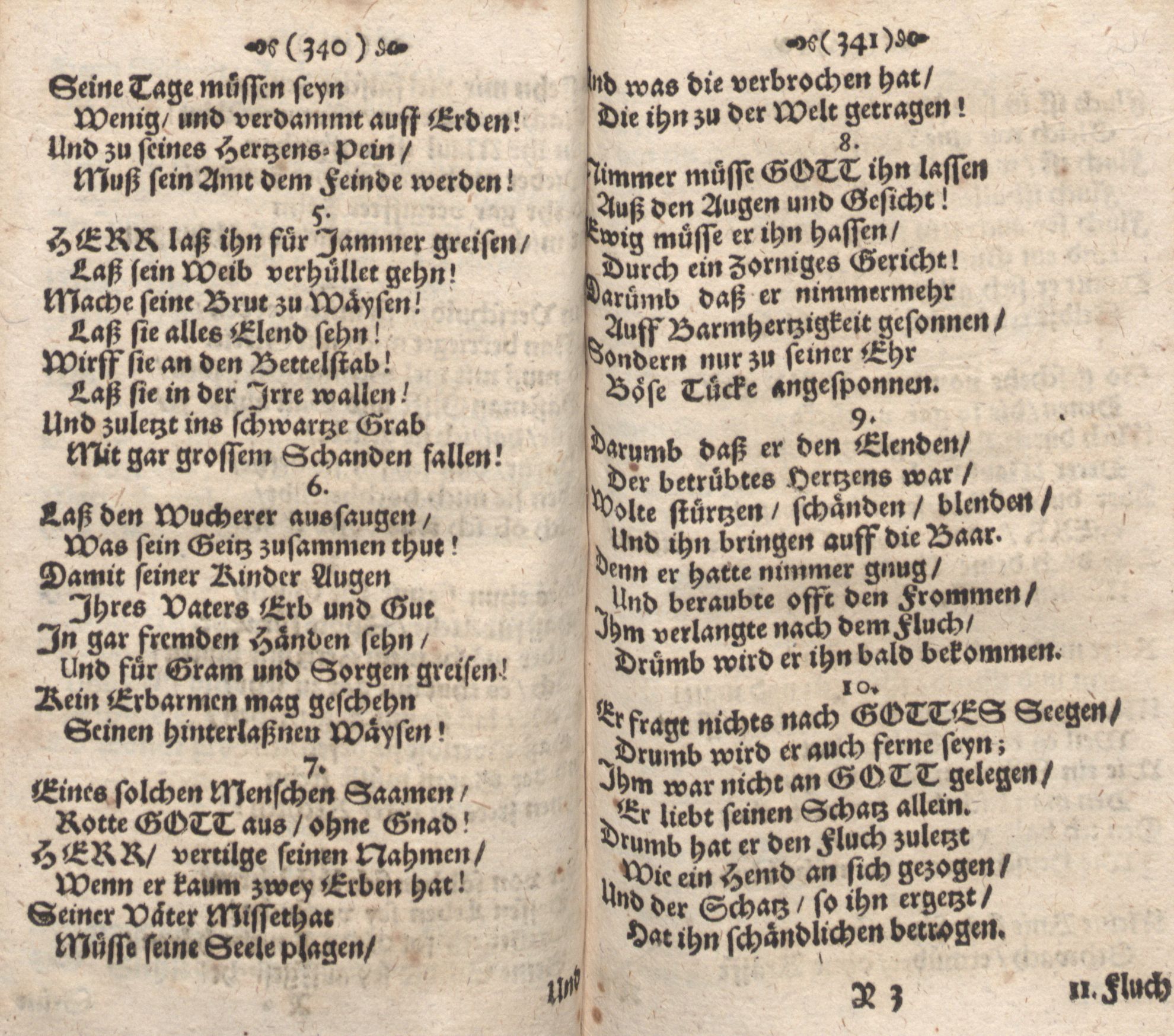 Der Verfolgete, Errettete und Lobsingende David (1686) | 171. (340-341) Main body of text