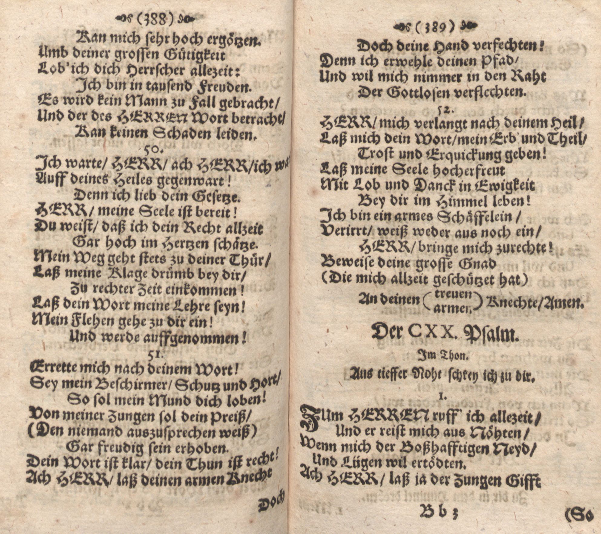 Der 120. Psalm (1686) | 1. (388-389) Haupttext
