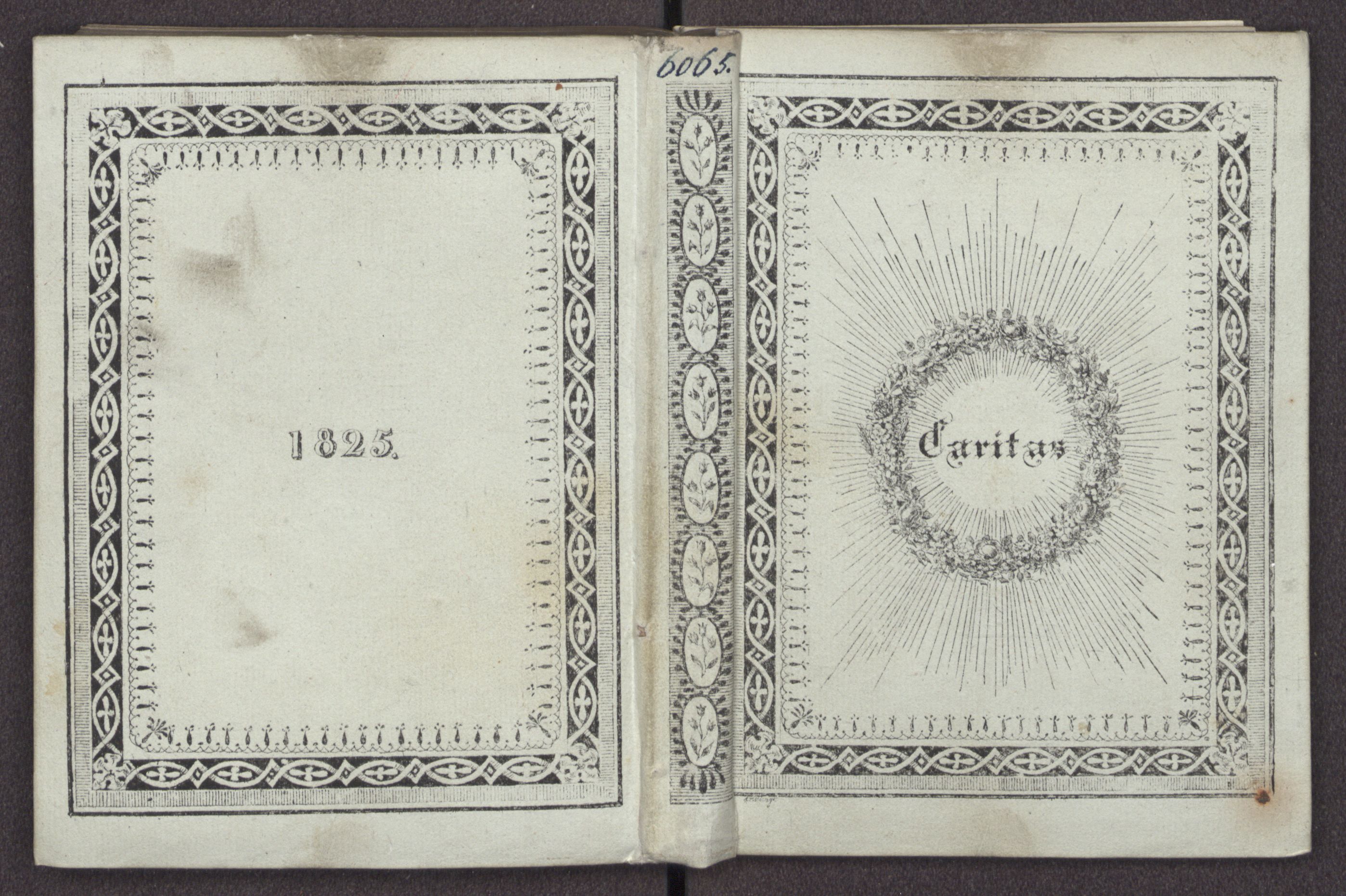 Caritas [1] (1825) | 1. Buchdeckel