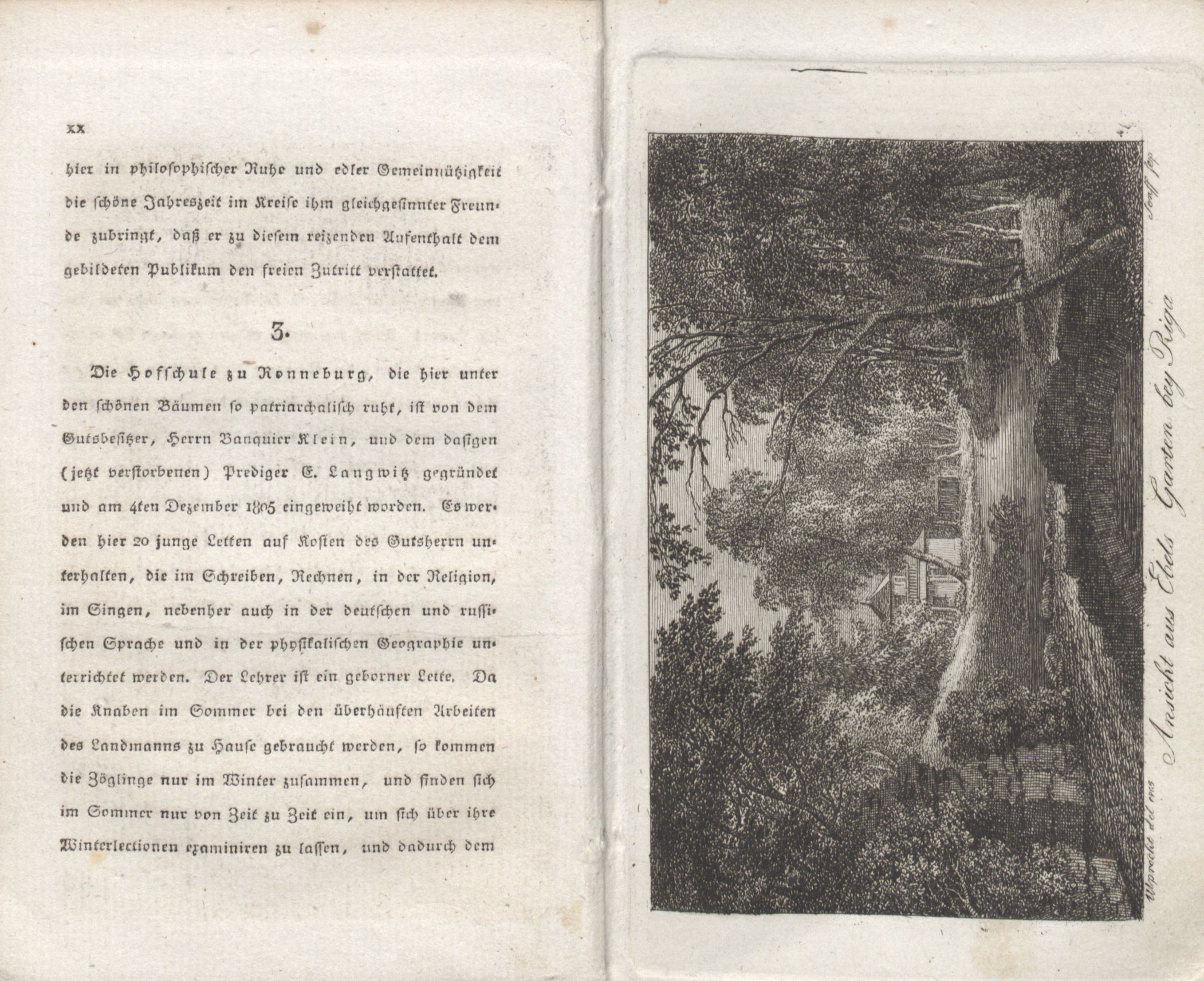Livona's Blumenkranz (1818) | 15. (XX) Illustratsioon