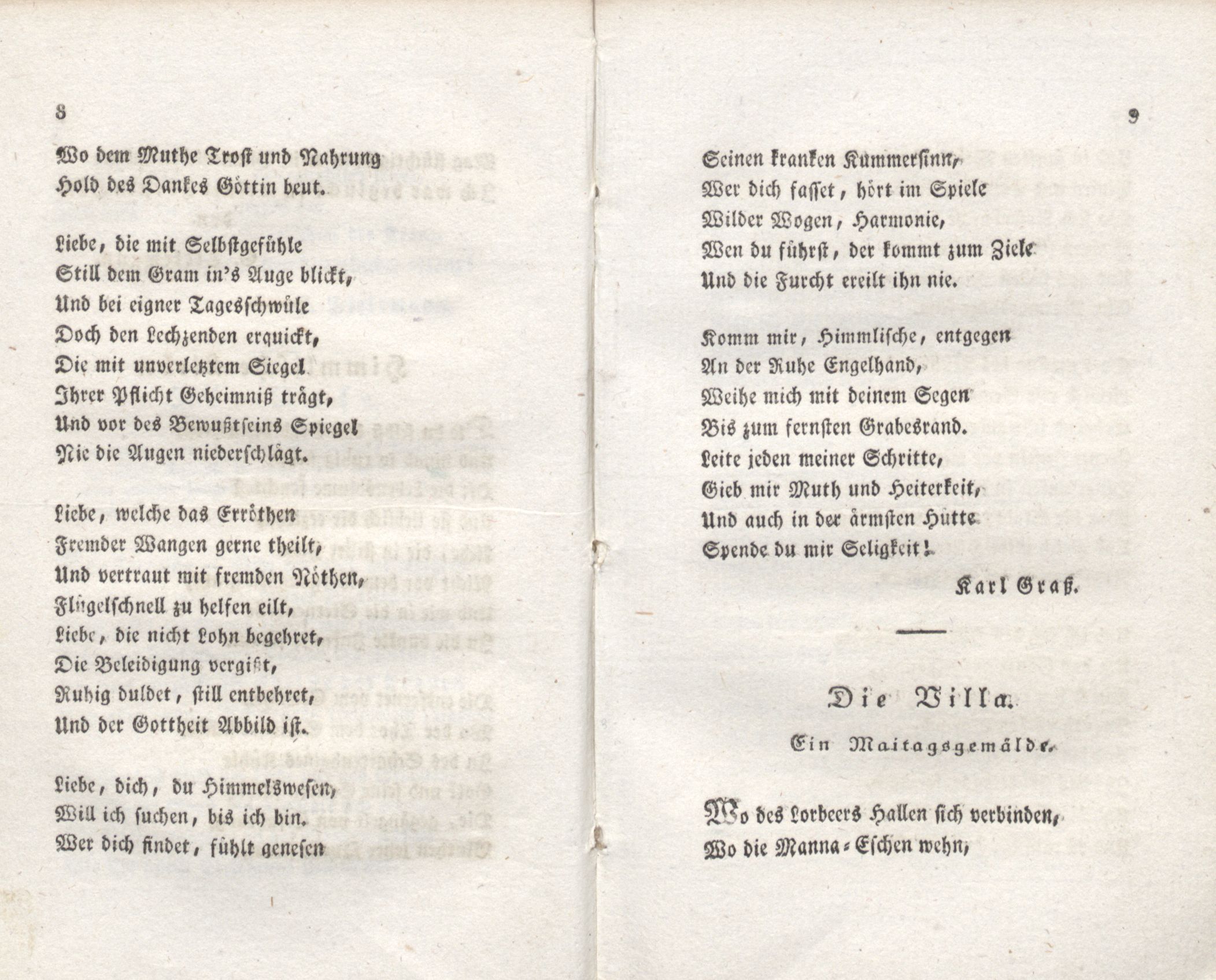 Livona's Blumenkranz (1818) | 22. (8-9) Põhitekst