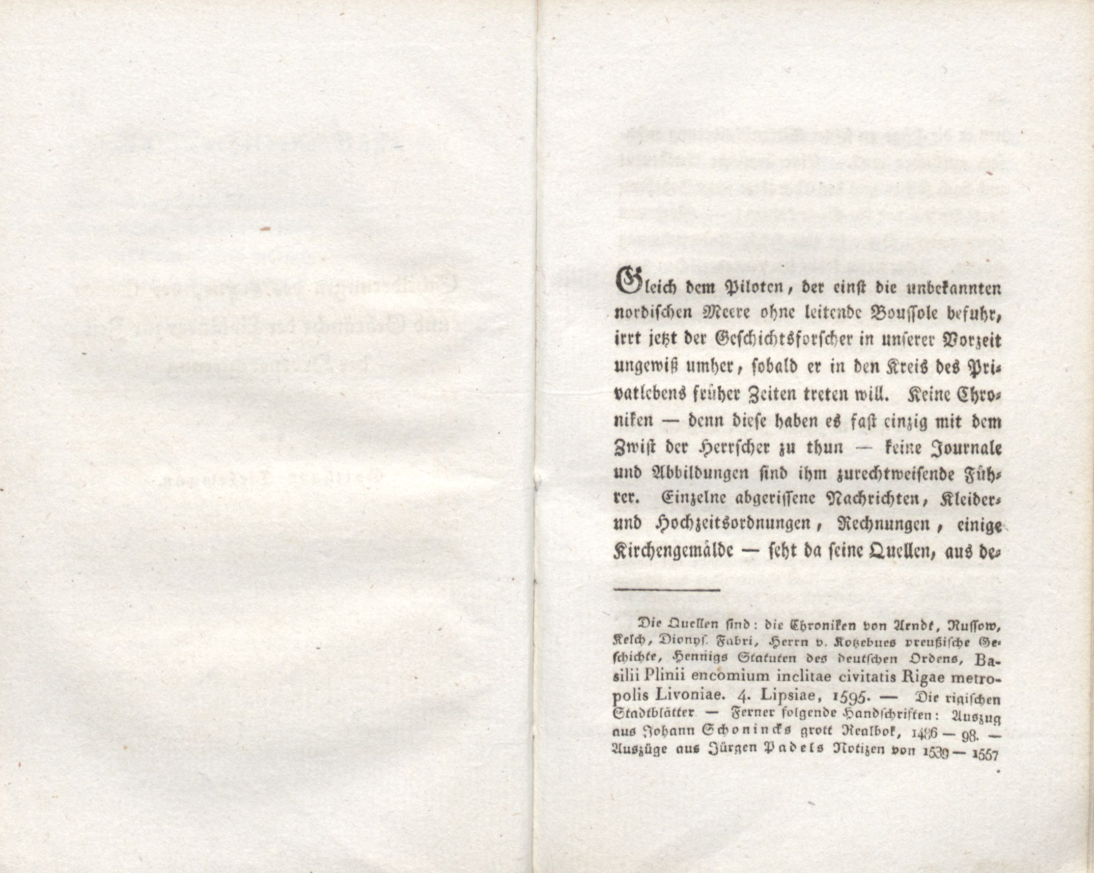 Schilderungen des Luxus, der Sitten und Gebräuche der Livländer zur Zeit der Ordensregierung (1818) | 2. (26-27) Haupttext