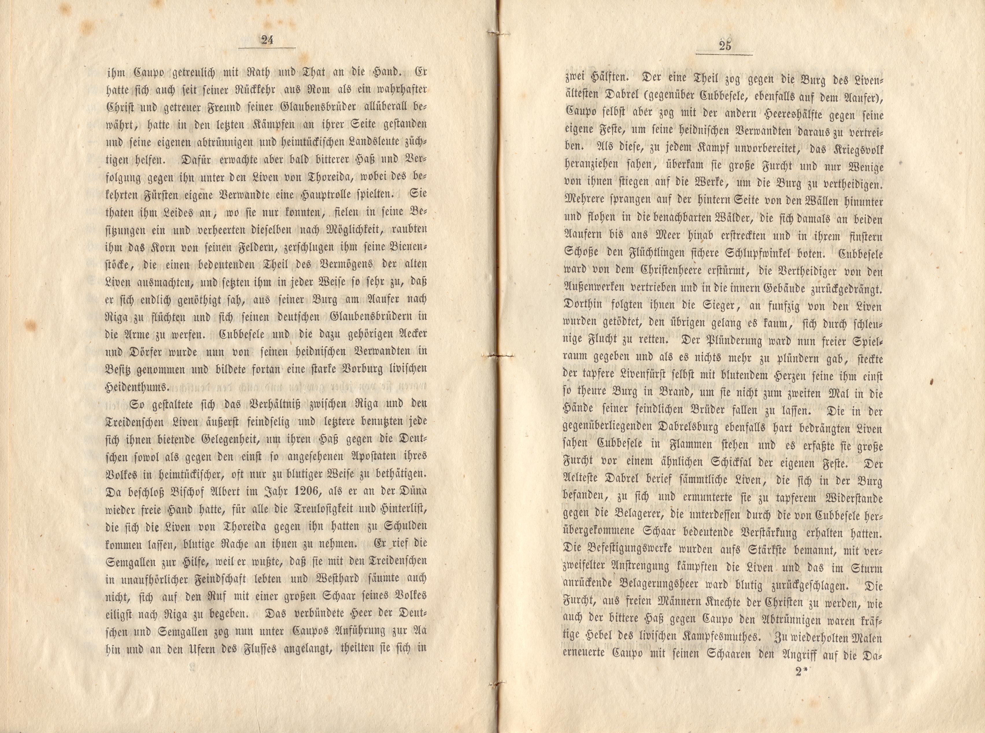 Felliner Blätter (1859) | 13. (24-25) Põhitekst