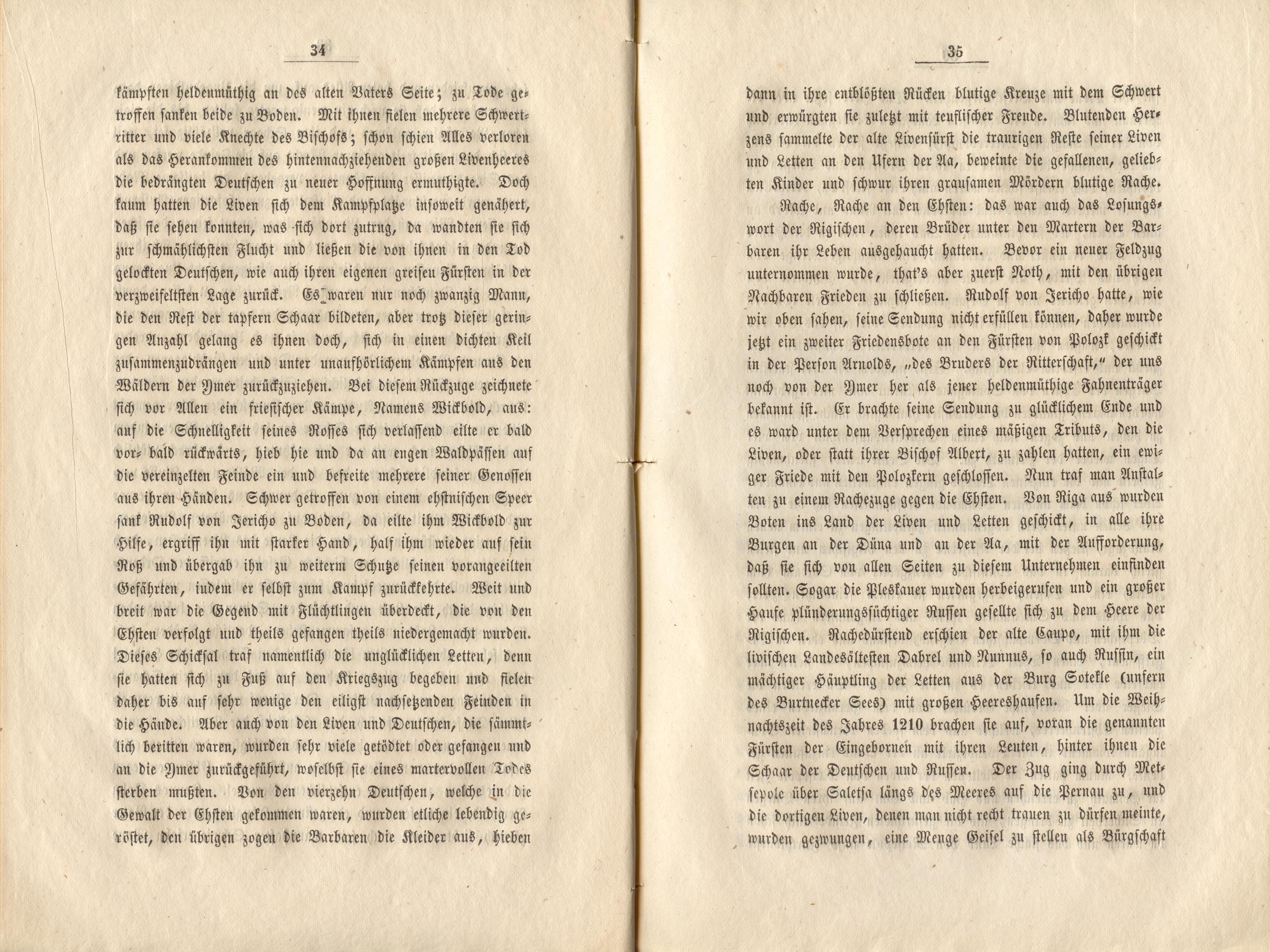 Felliner Blätter (1859) | 18. (34-35) Main body of text