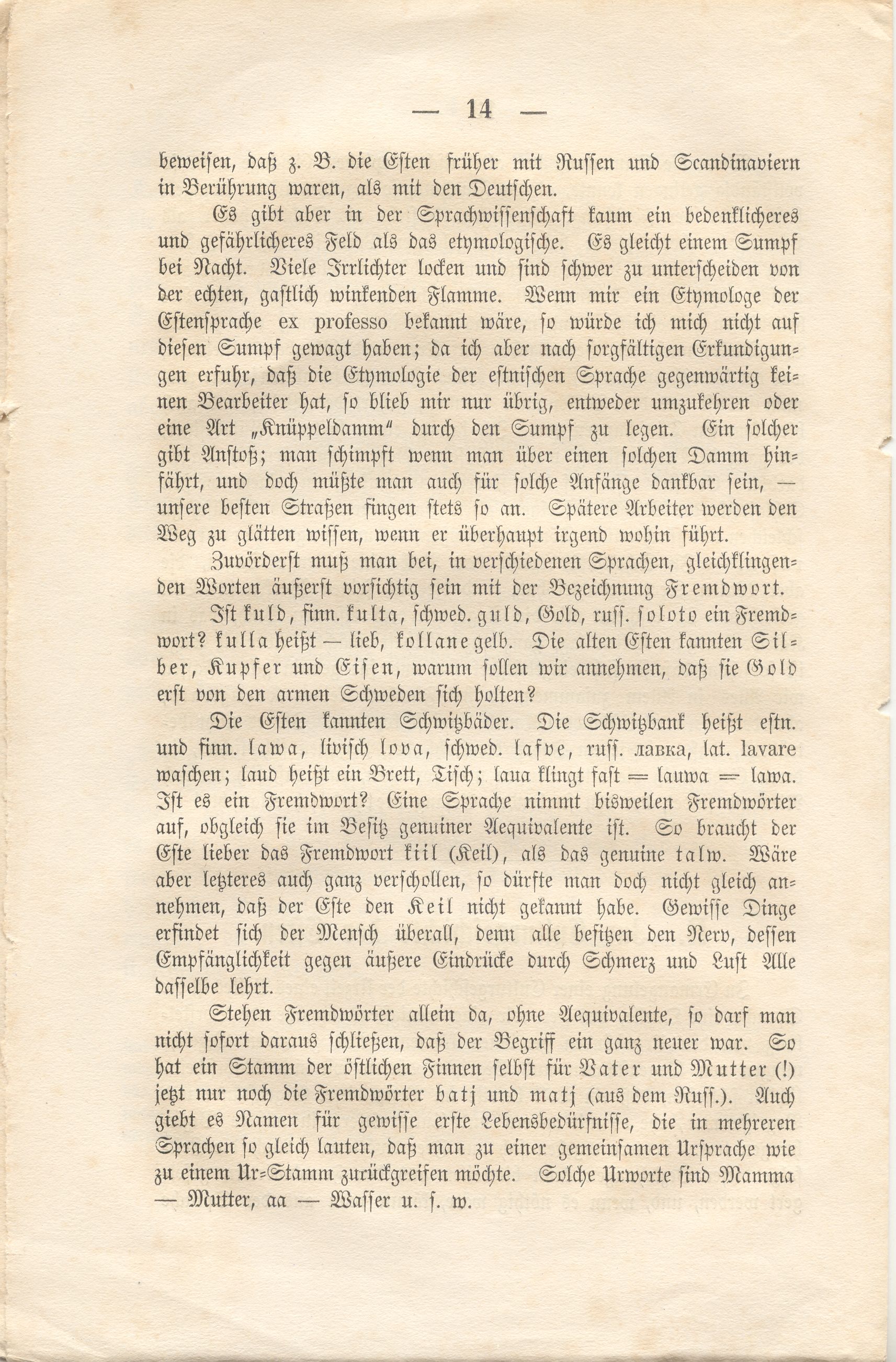 Wagien (1868) | 18. (14) Основной текст