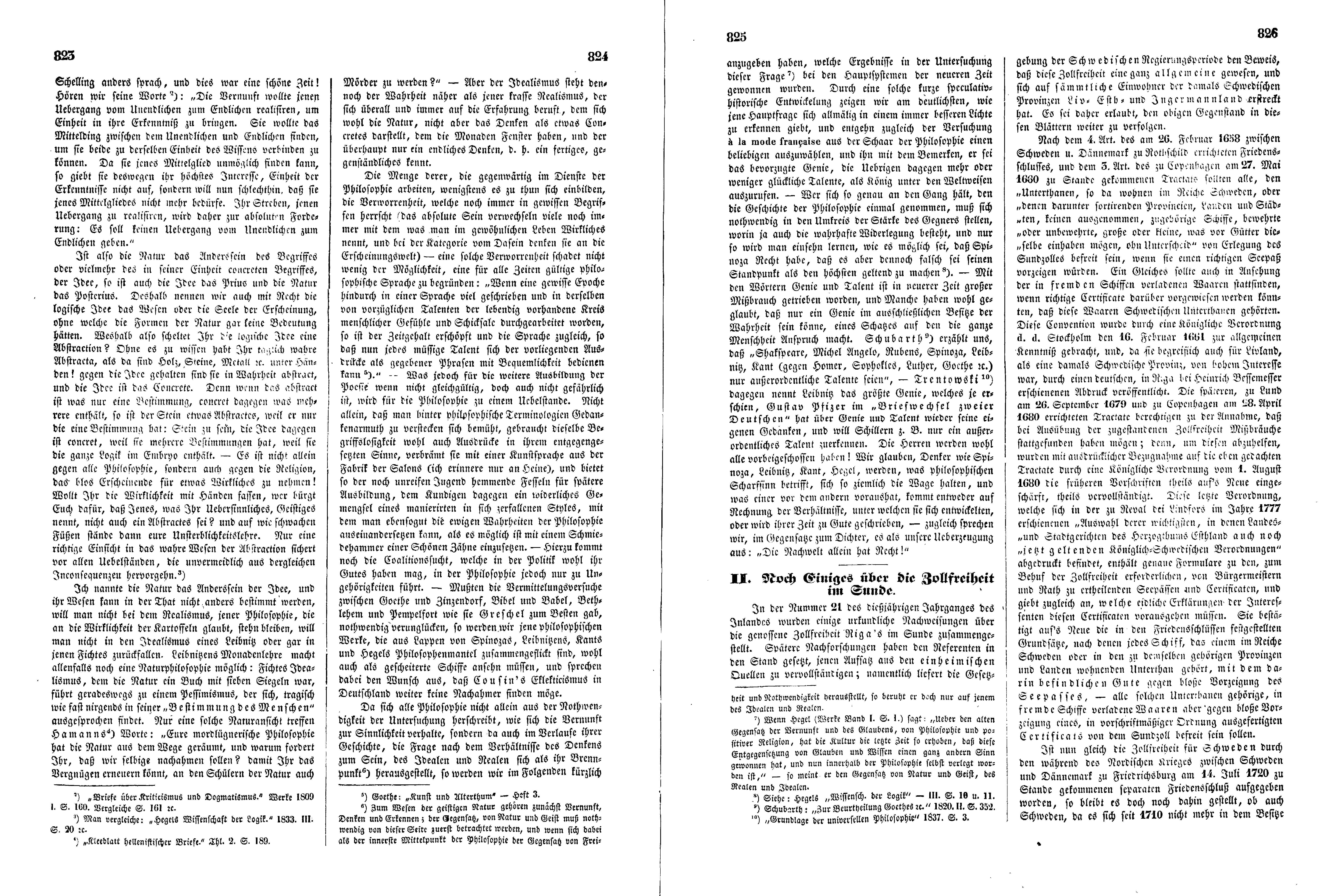 Der Wendepunkt in der neuesten deutschen Philosophie [2] (1845) | 2. (823-826) Основной текст