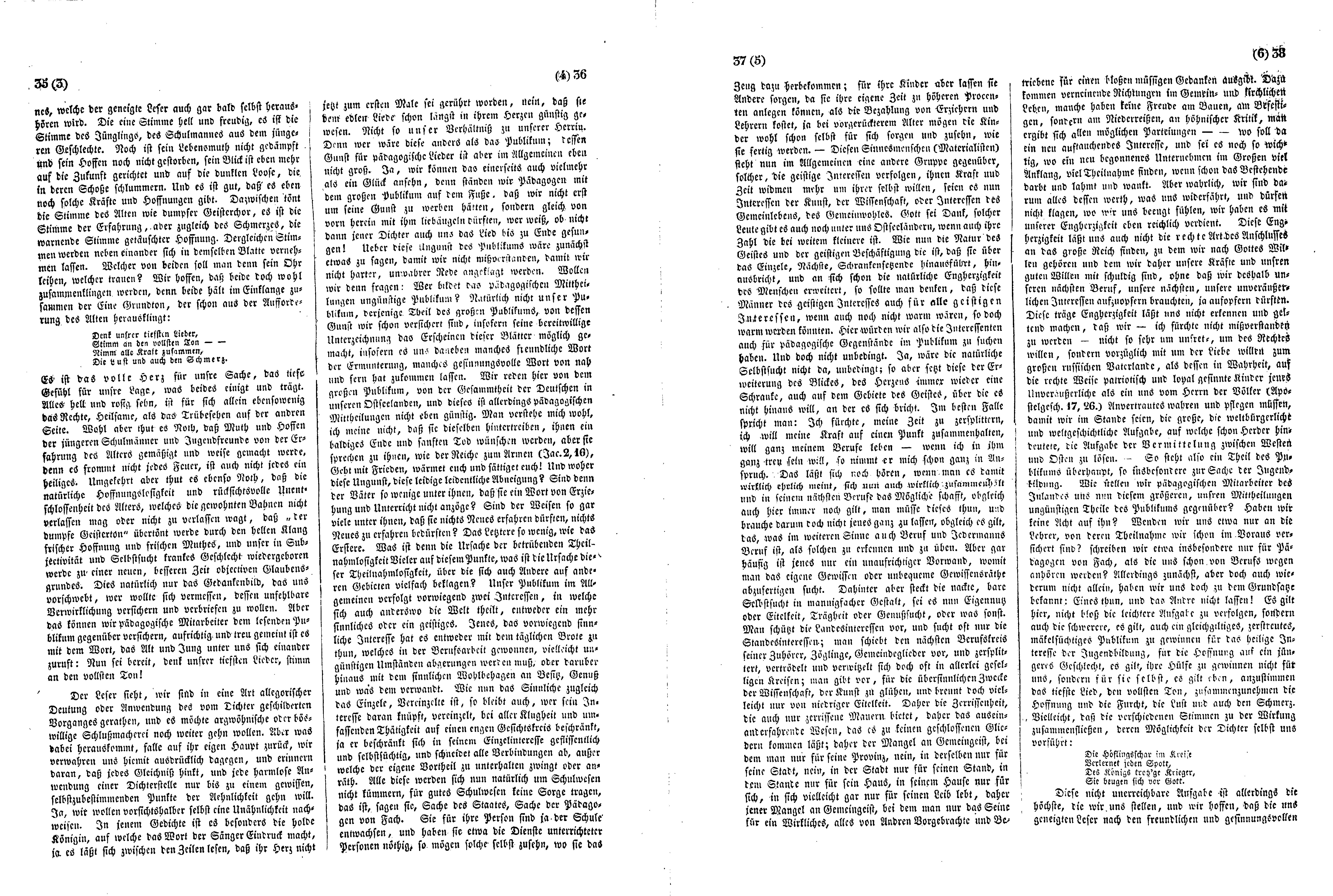 Das Inland [11] (1846) | 14. (35-38) Основной текст