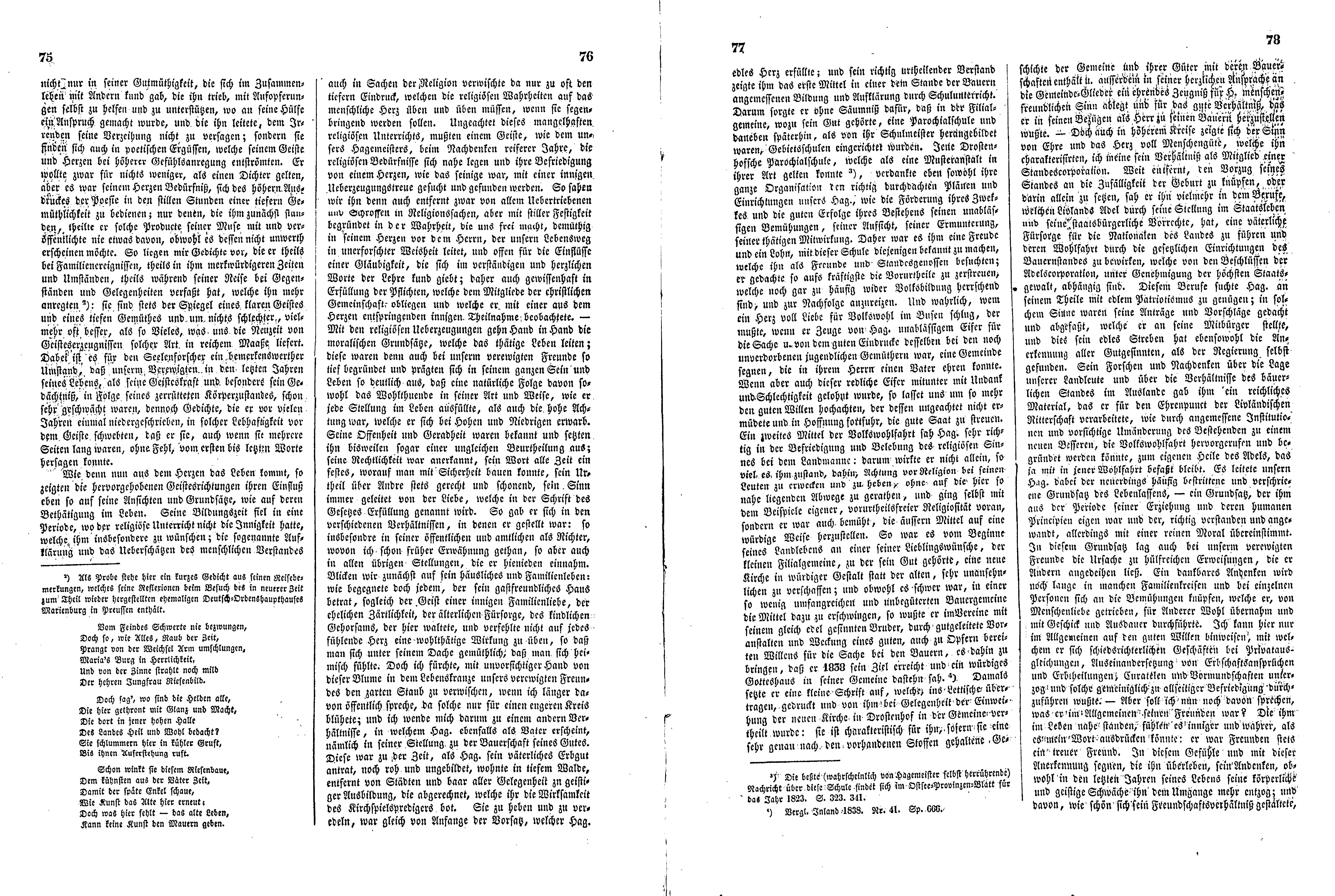 Das Inland [11] (1846) | 24. (75-78) Põhitekst