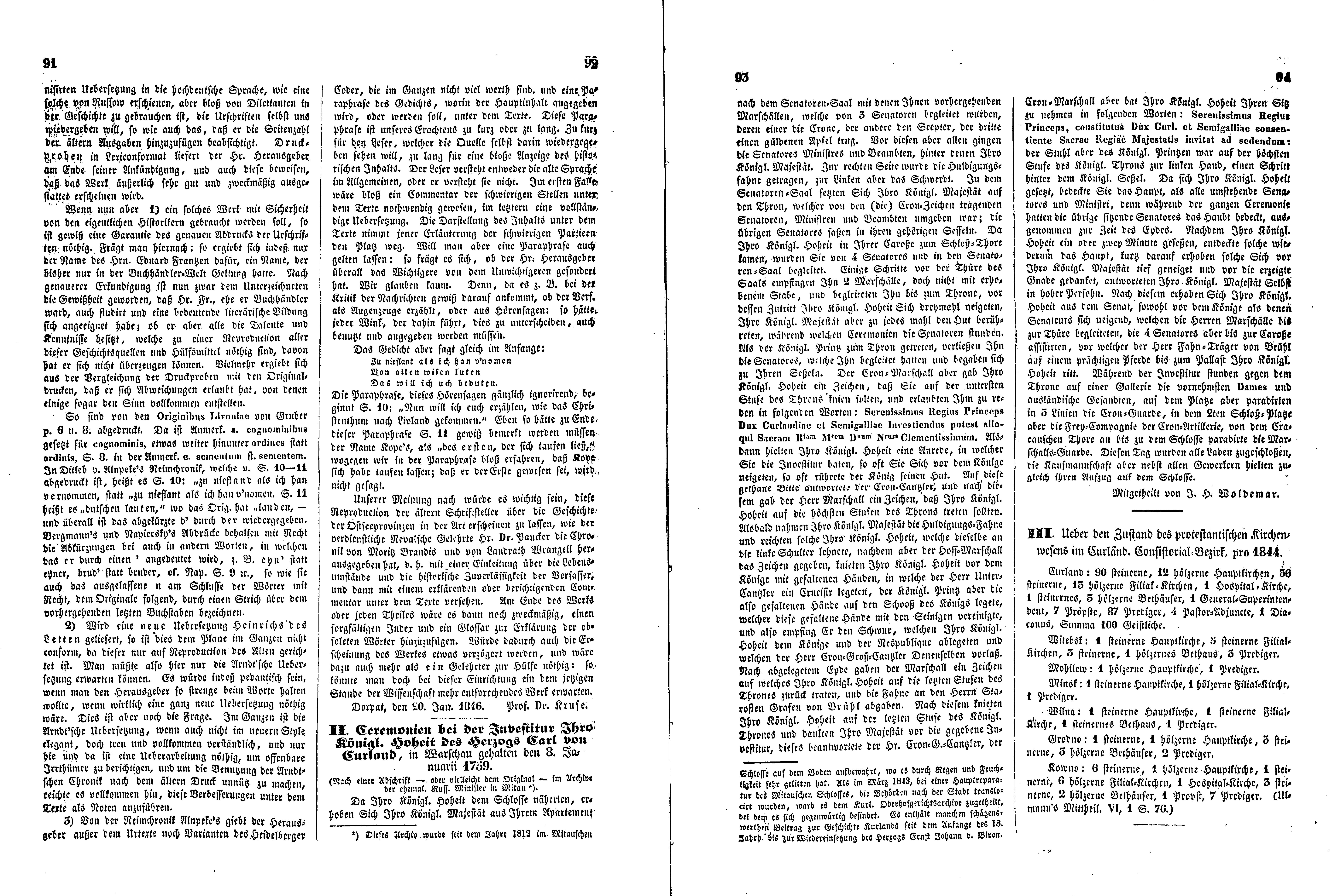 Das Inland [11] (1846) | 28. (91-94) Основной текст