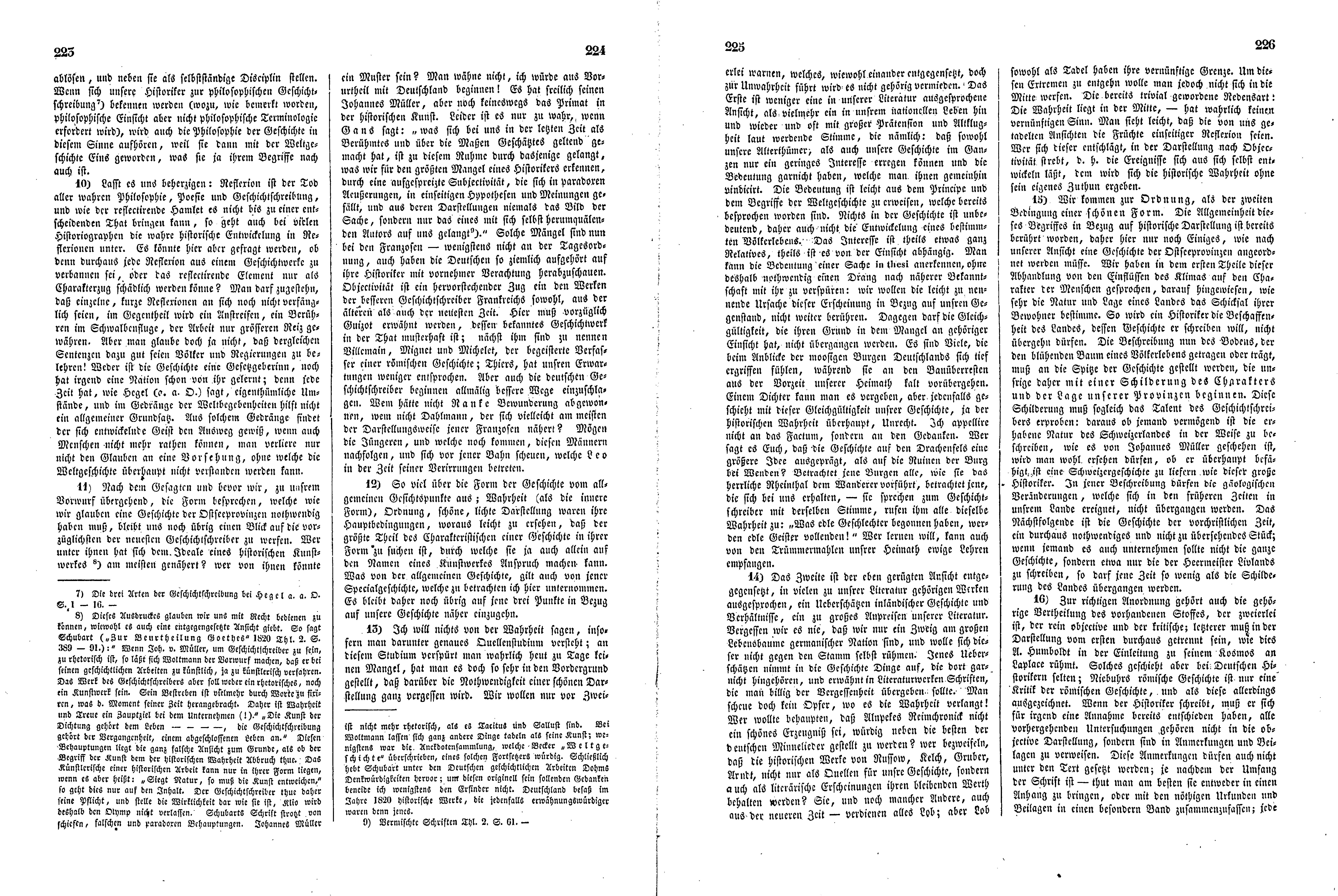 Ueber den Charakter einer Geschichte der Ostseeprovinzen [3] (1846) | 2. (223-226) Основной текст