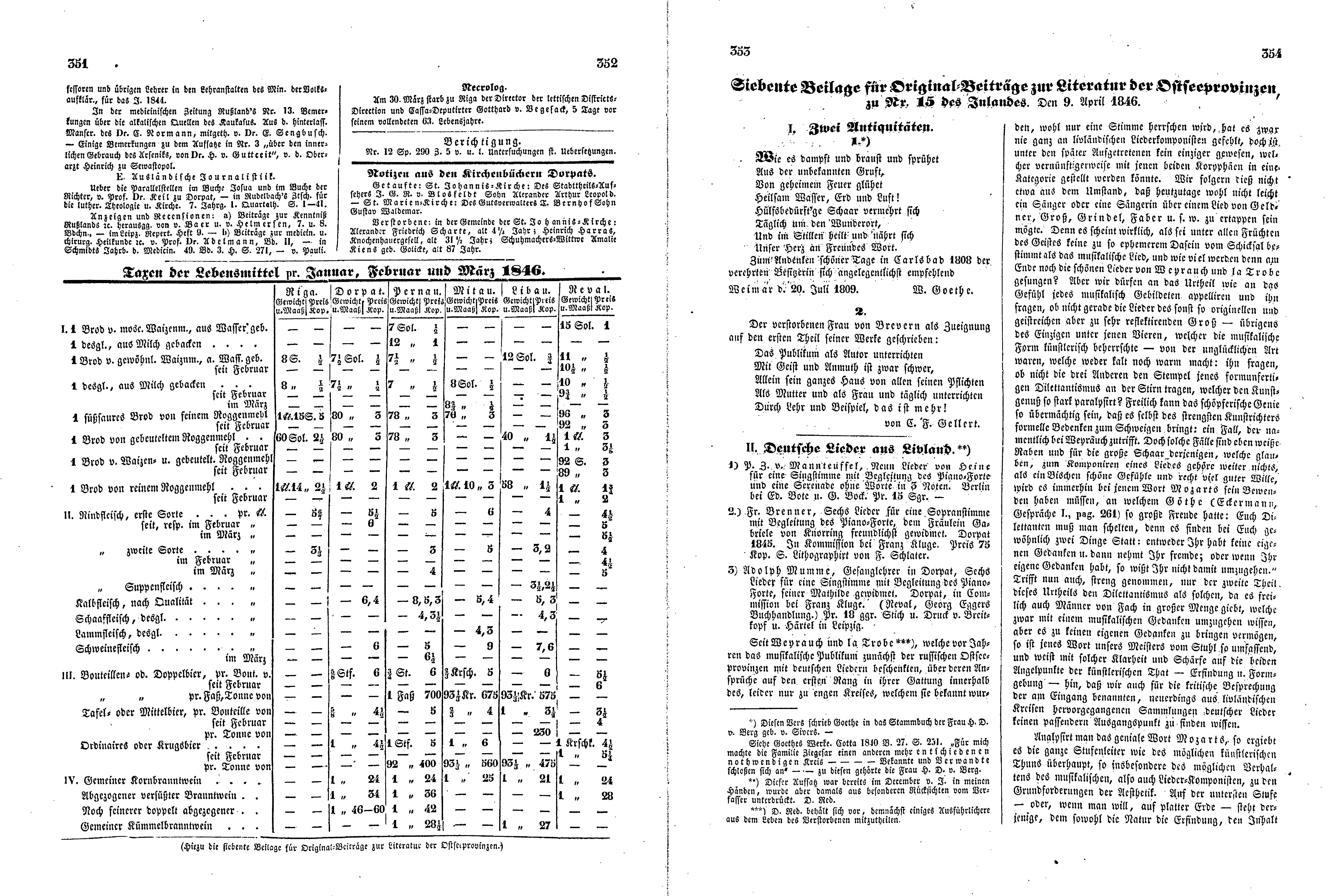 Das Inland [11] (1846) | 93. (351-354) Основной текст