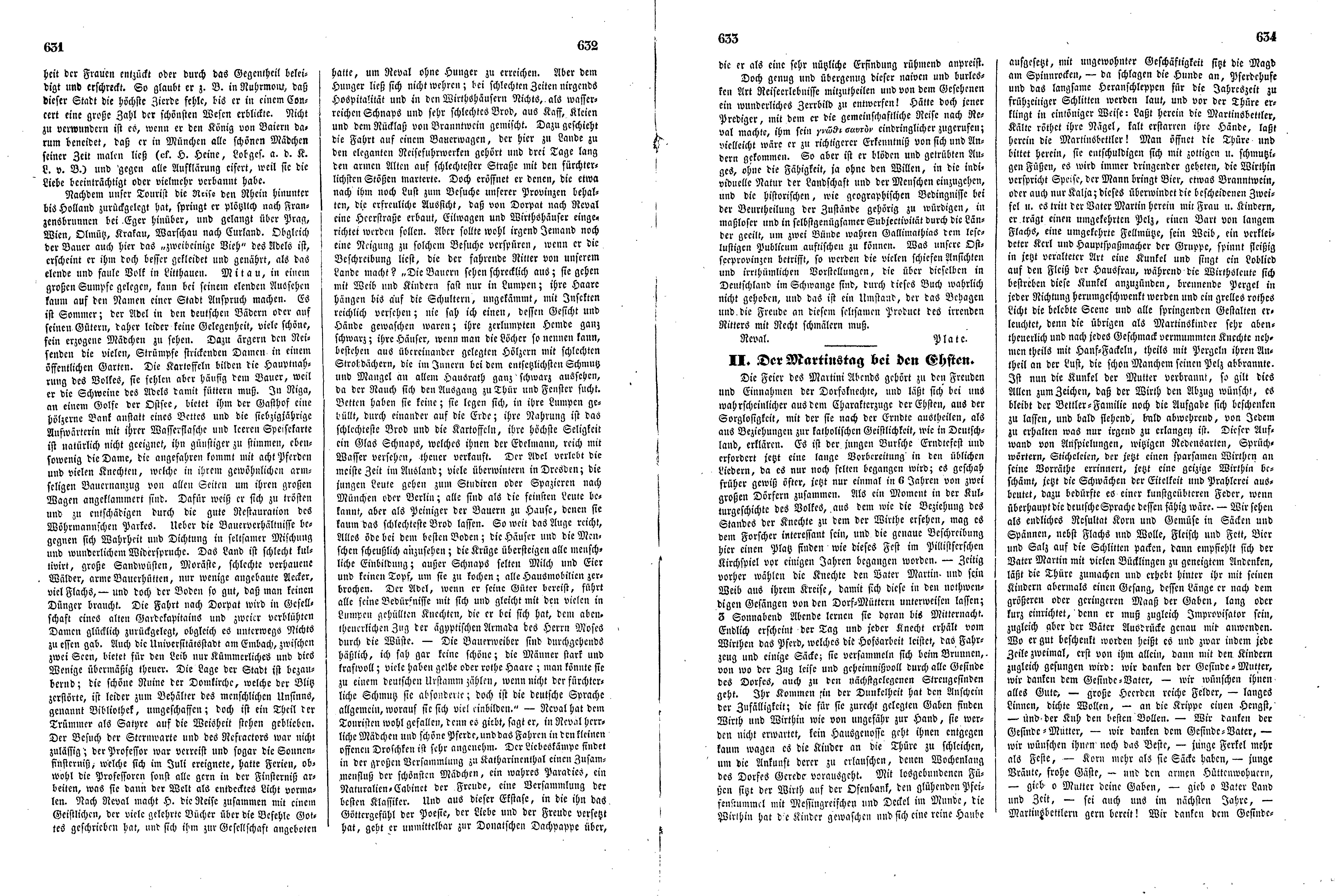 Das Inland [11] (1846) | 163. (631-634) Main body of text