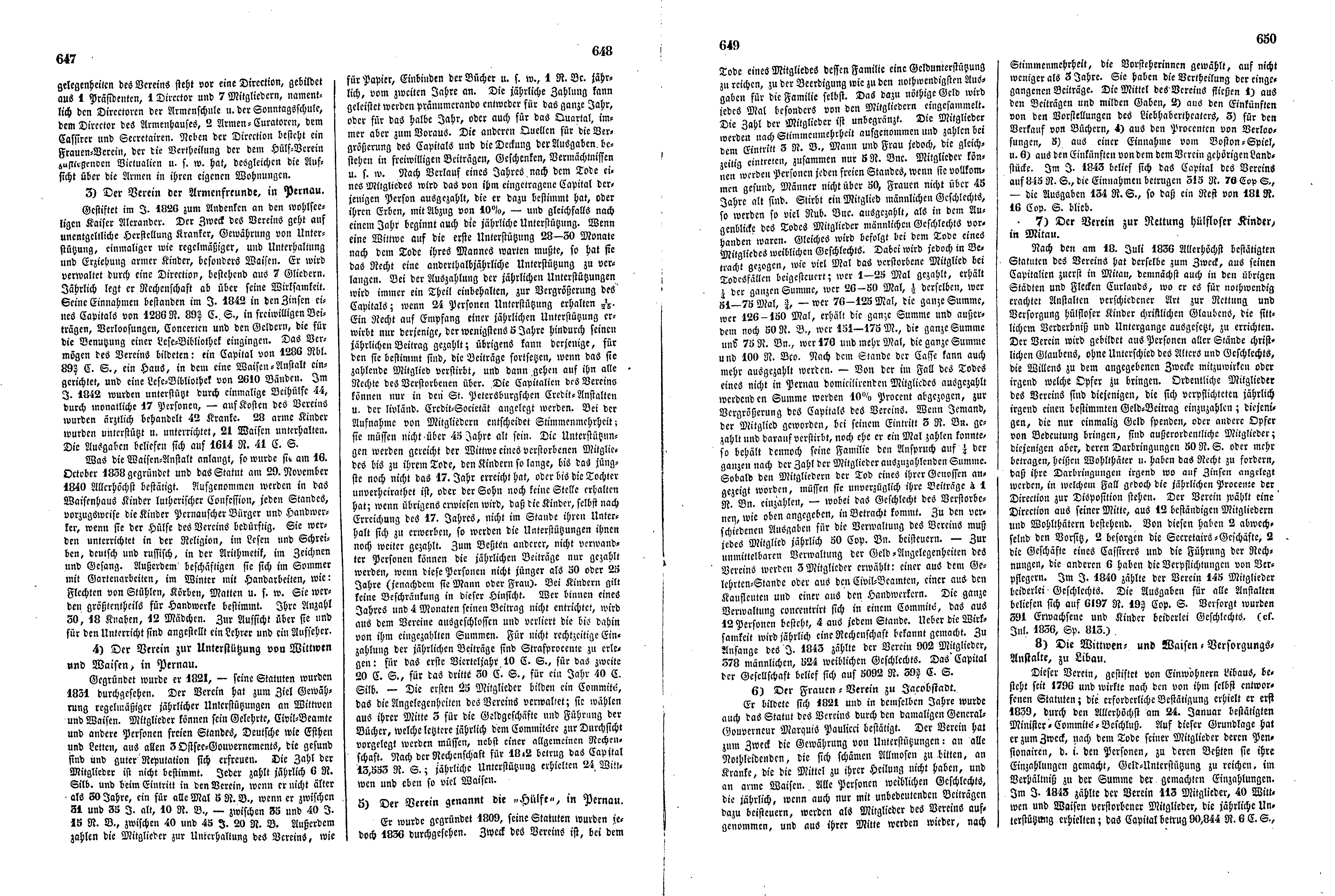 Das Inland [11] (1846) | 167. (647-650) Põhitekst