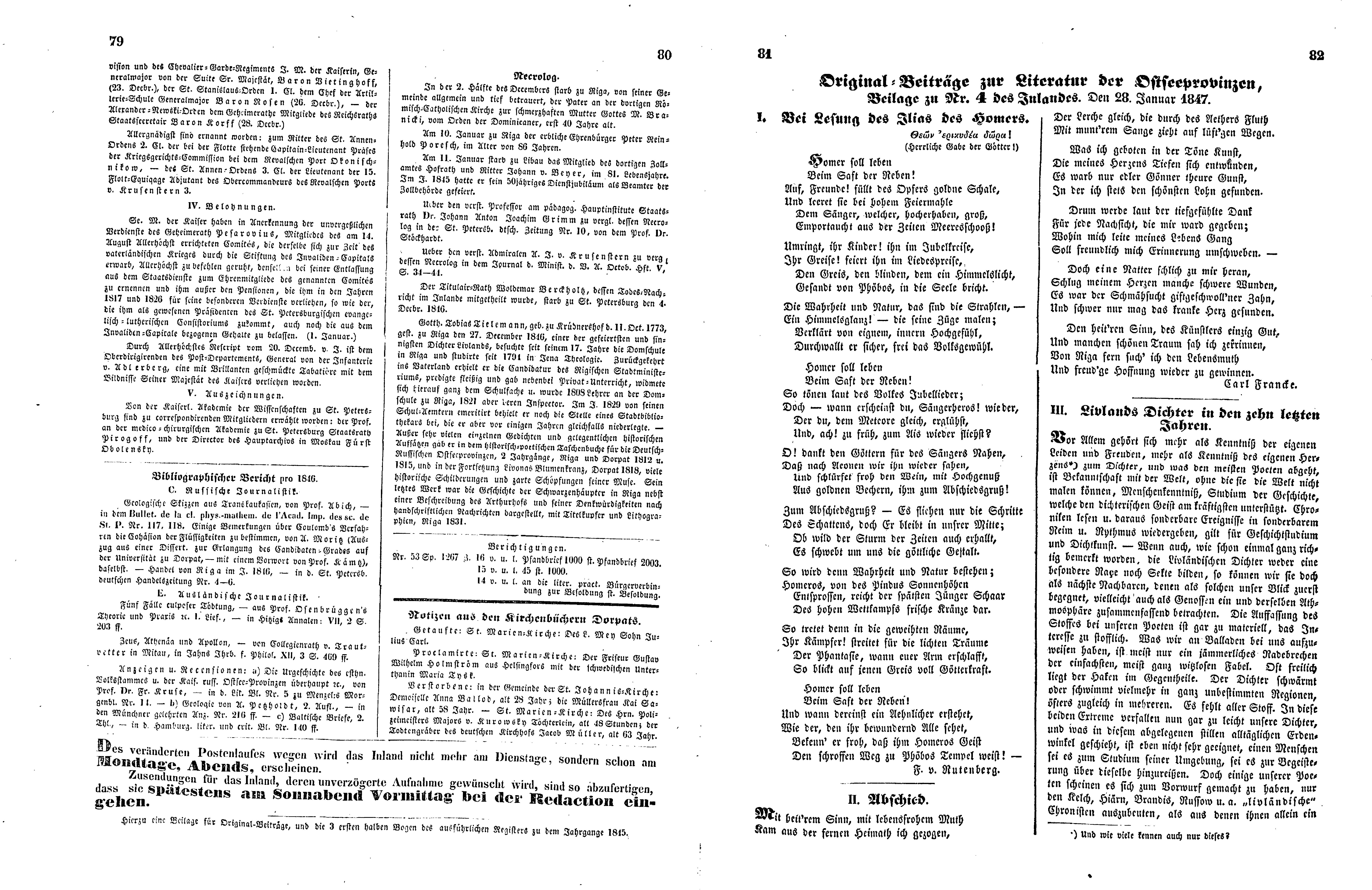 Das Inland [12] (1847) | 25. (79-82) Основной текст