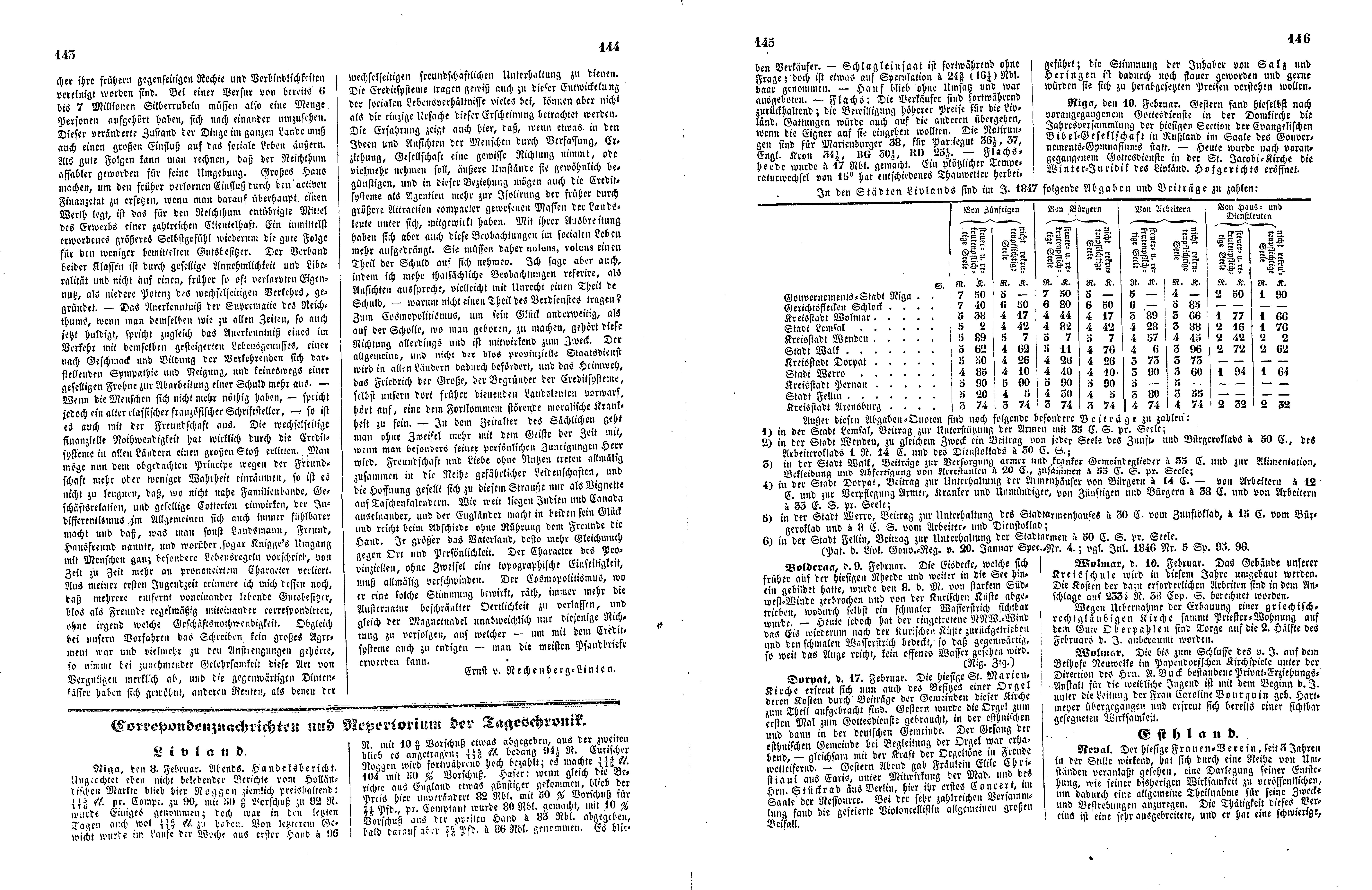 Das Inland [12] (1847) | 41. (143-146) Main body of text