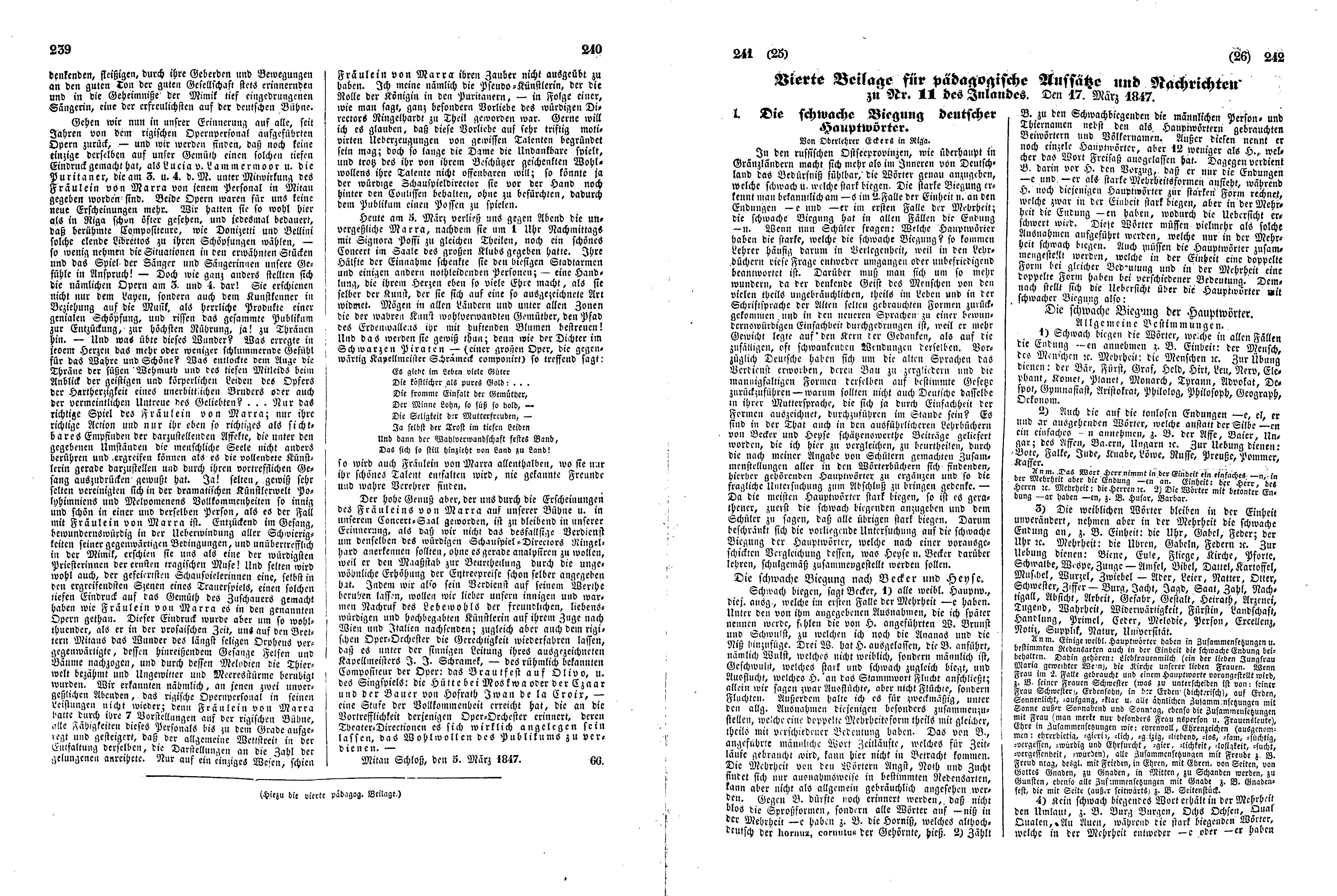 Das Inland [12] (1847) | 65. (239-242) Main body of text
