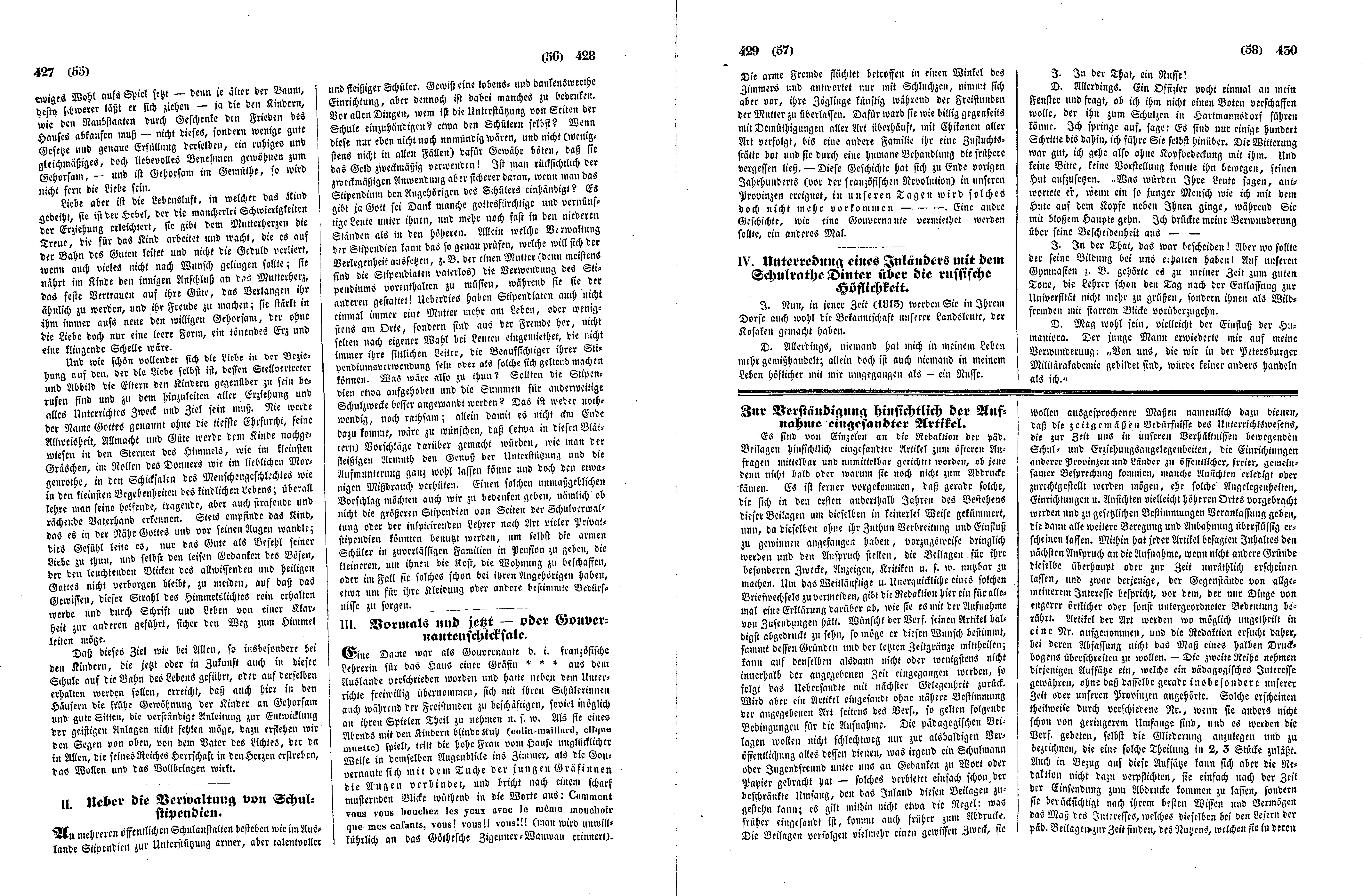 Das Inland [12] (1847) | 112. (427-430) Main body of text