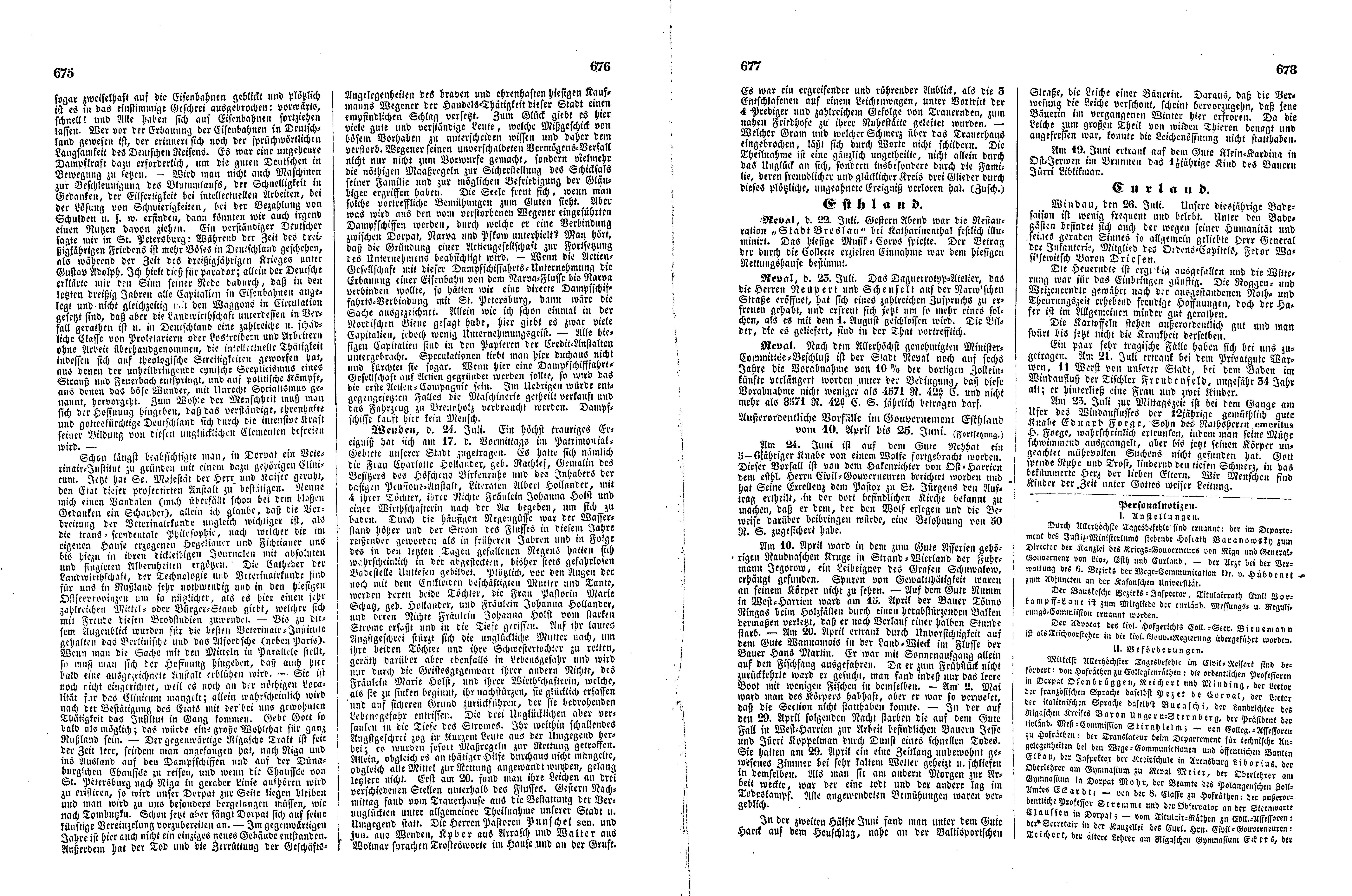Das Inland [12] (1847) | 174. (675-678) Основной текст