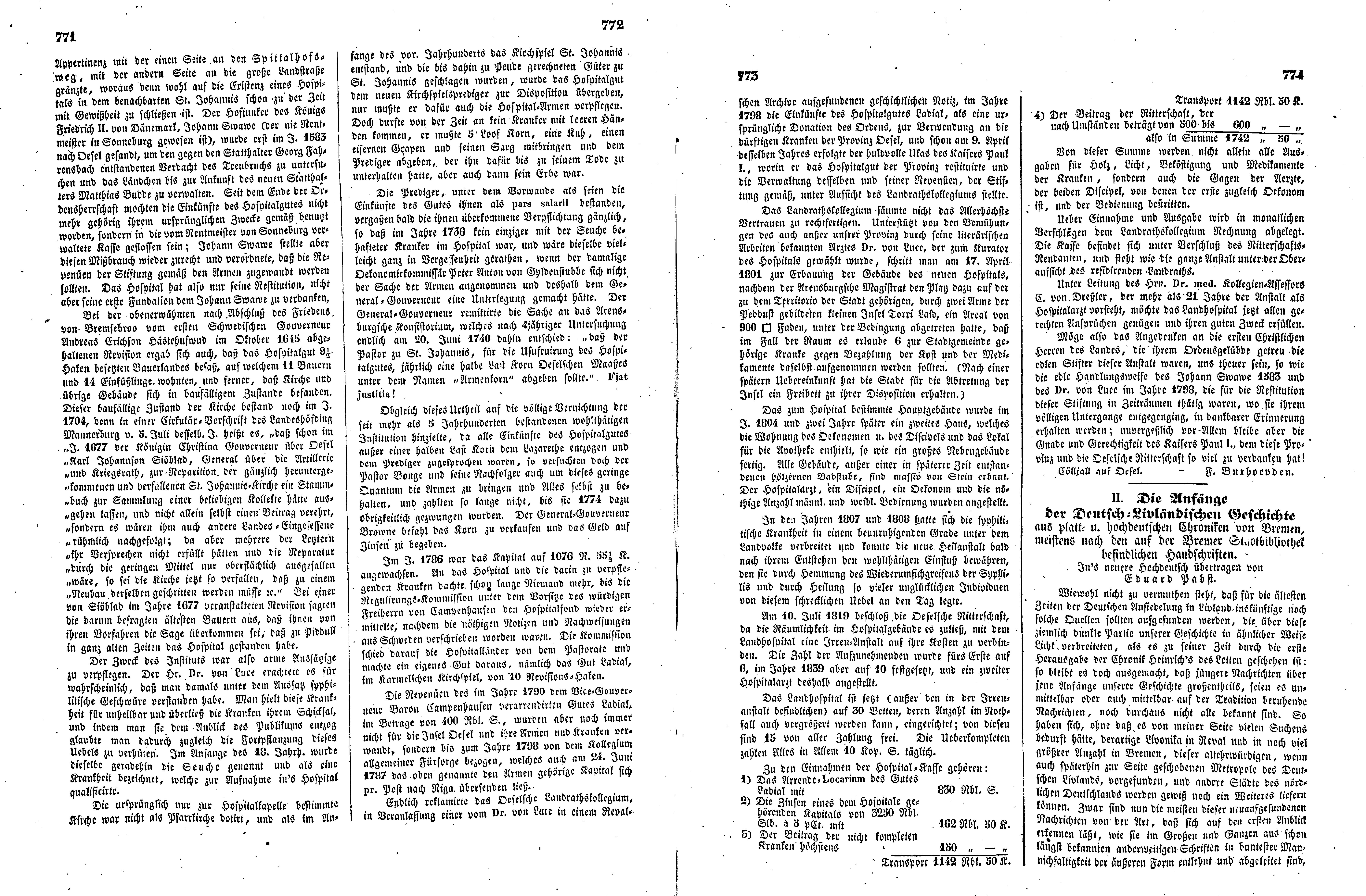 Das Inland [14] (1849) | 198. (771-774) Main body of text