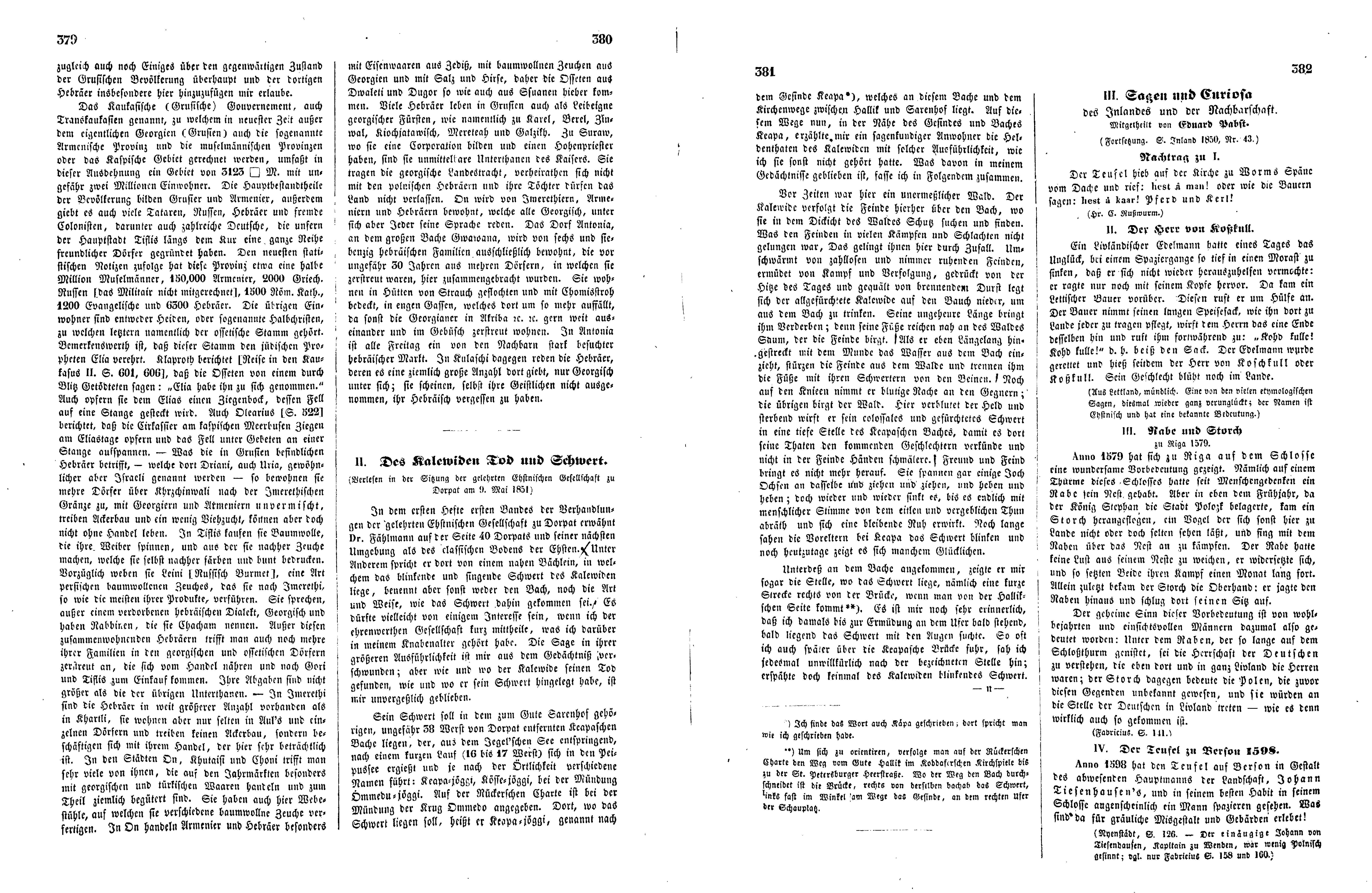Das Inland [16] (1851) | 99. (379-382) Основной текст