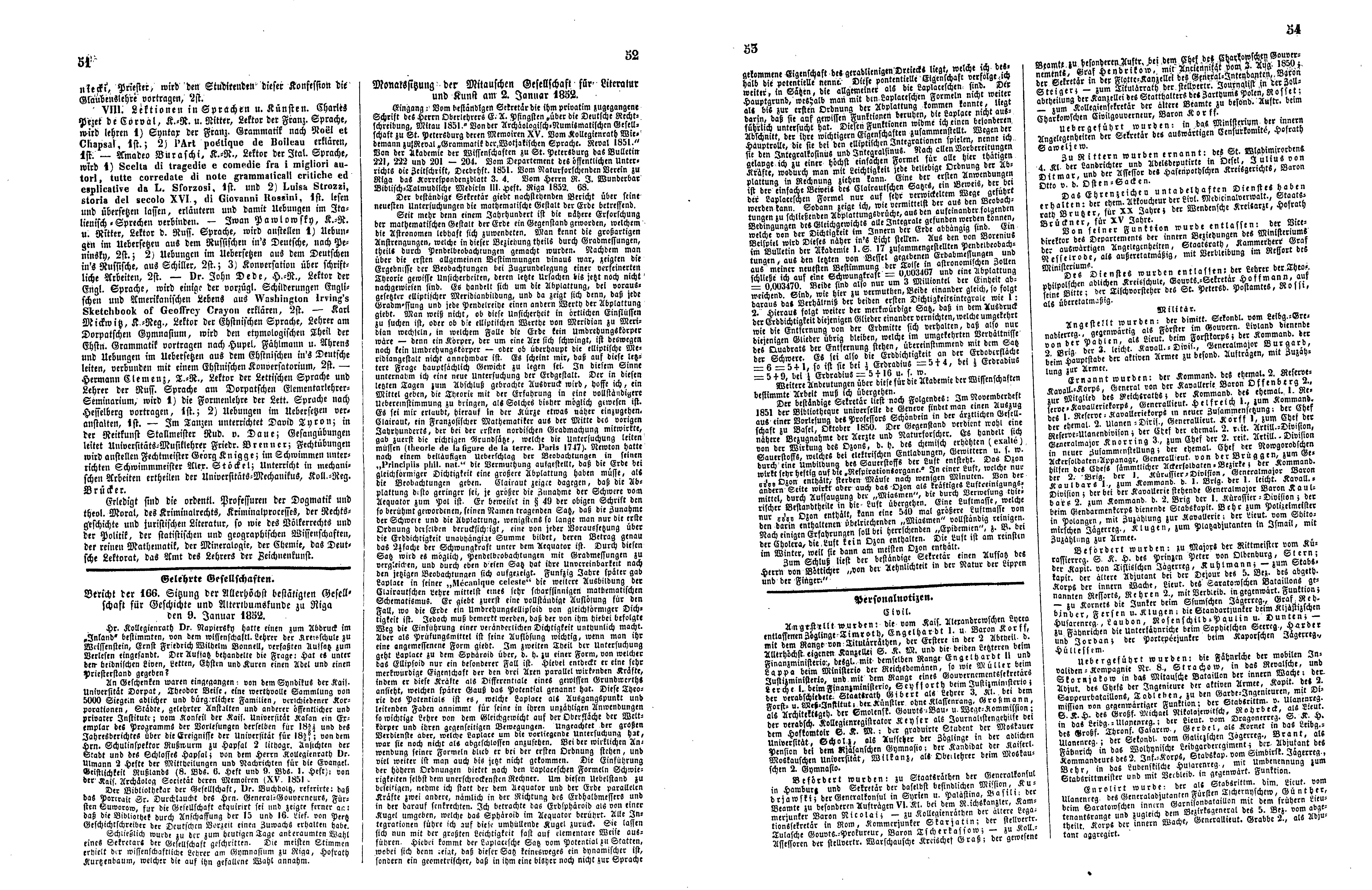 Das Inland [17] (1852) | 17. (51-54) Основной текст