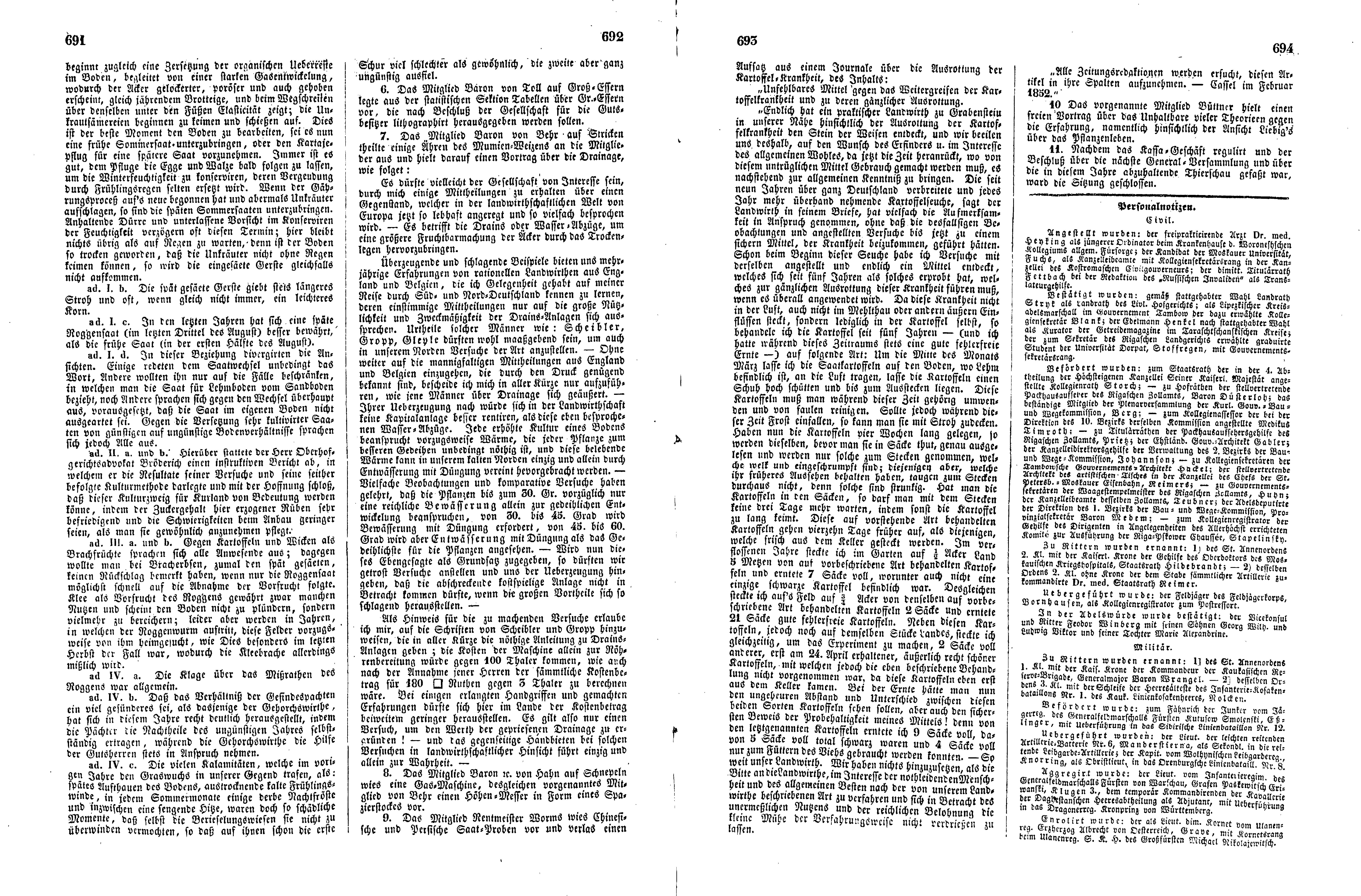 Das Inland [17] (1852) | 178. (691-694) Основной текст