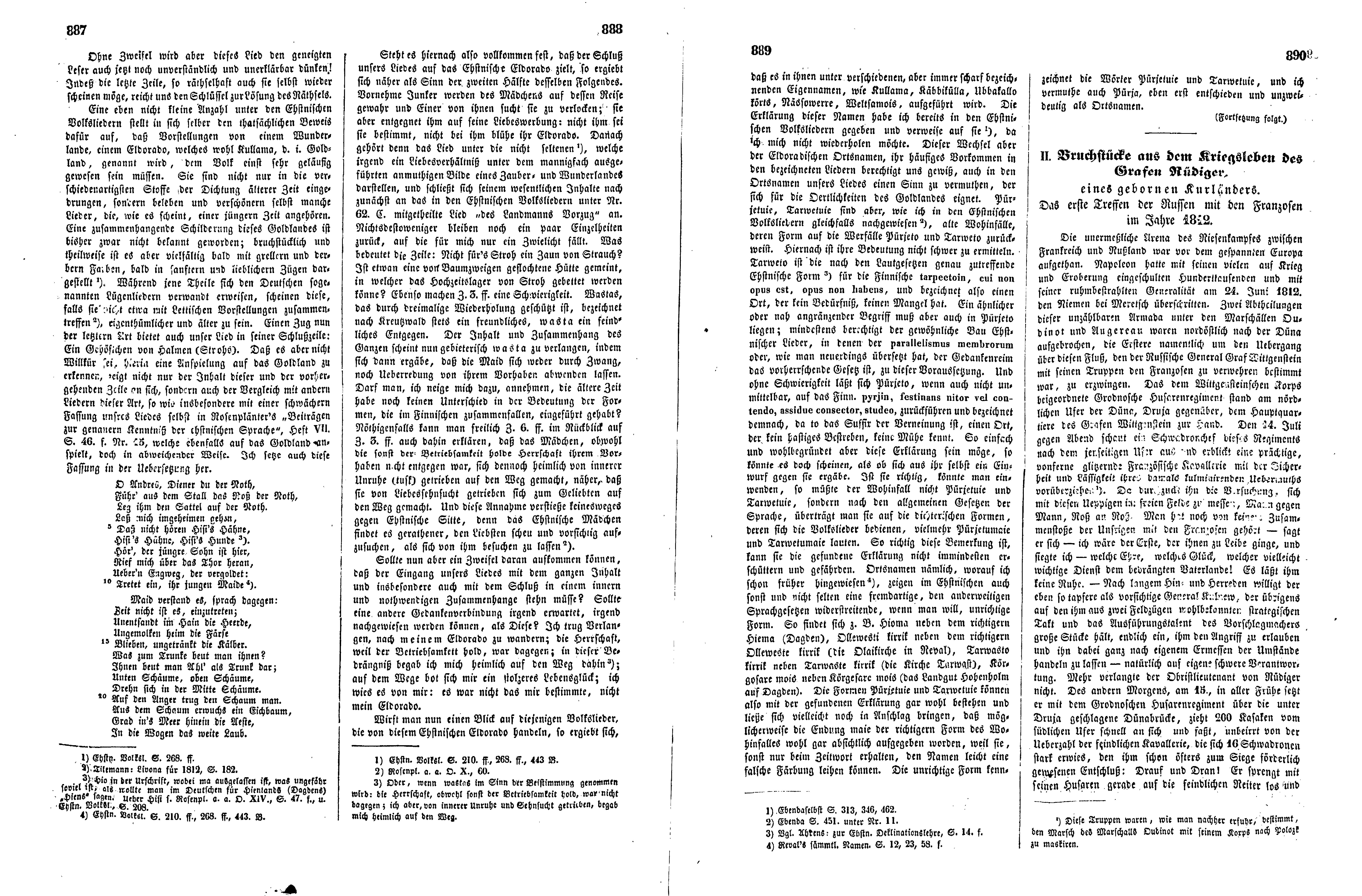 Das Inland [17] (1852) | 227. (887-890) Main body of text