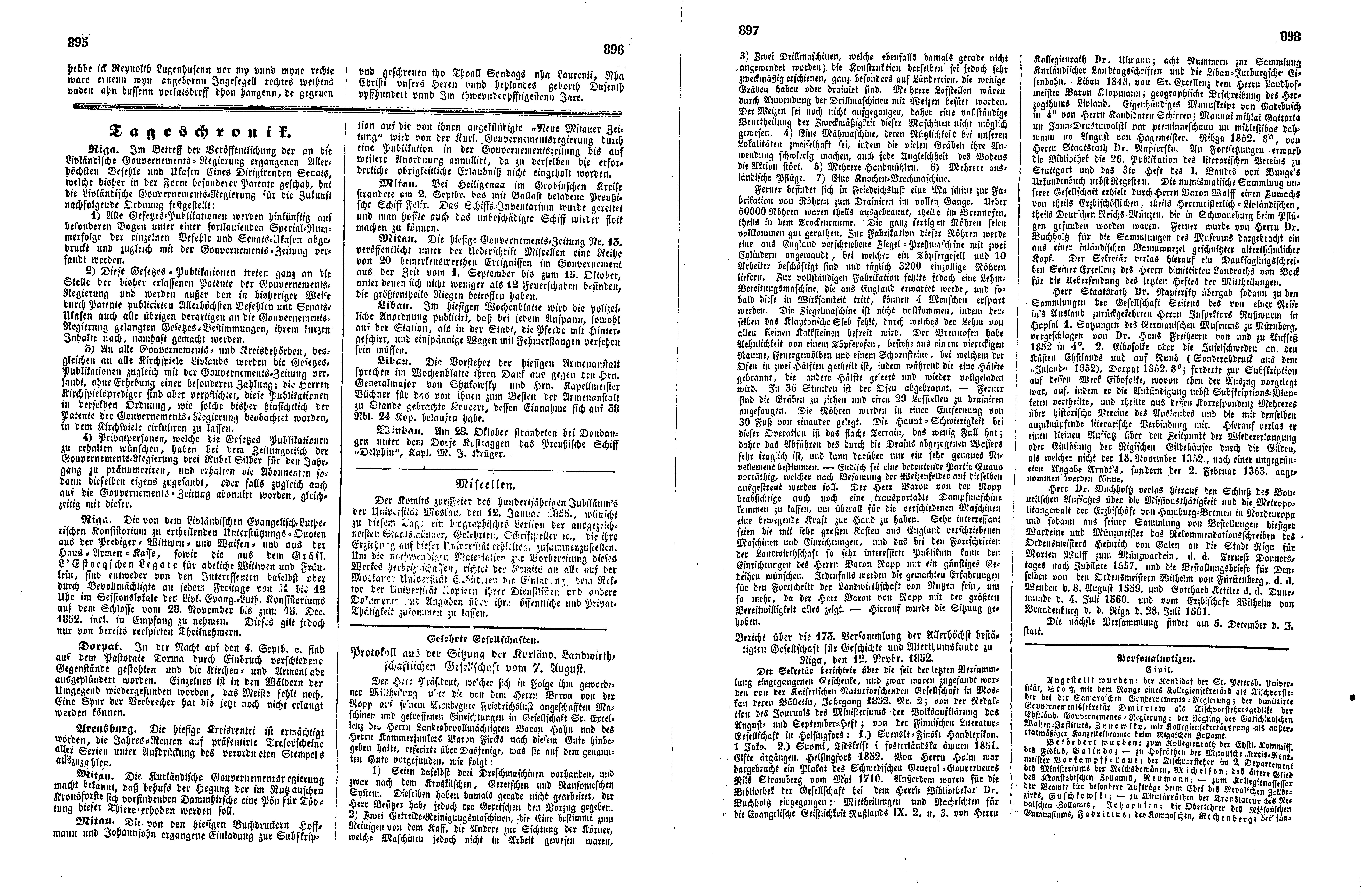 Das Inland [17] (1852) | 229. (895-898) Main body of text