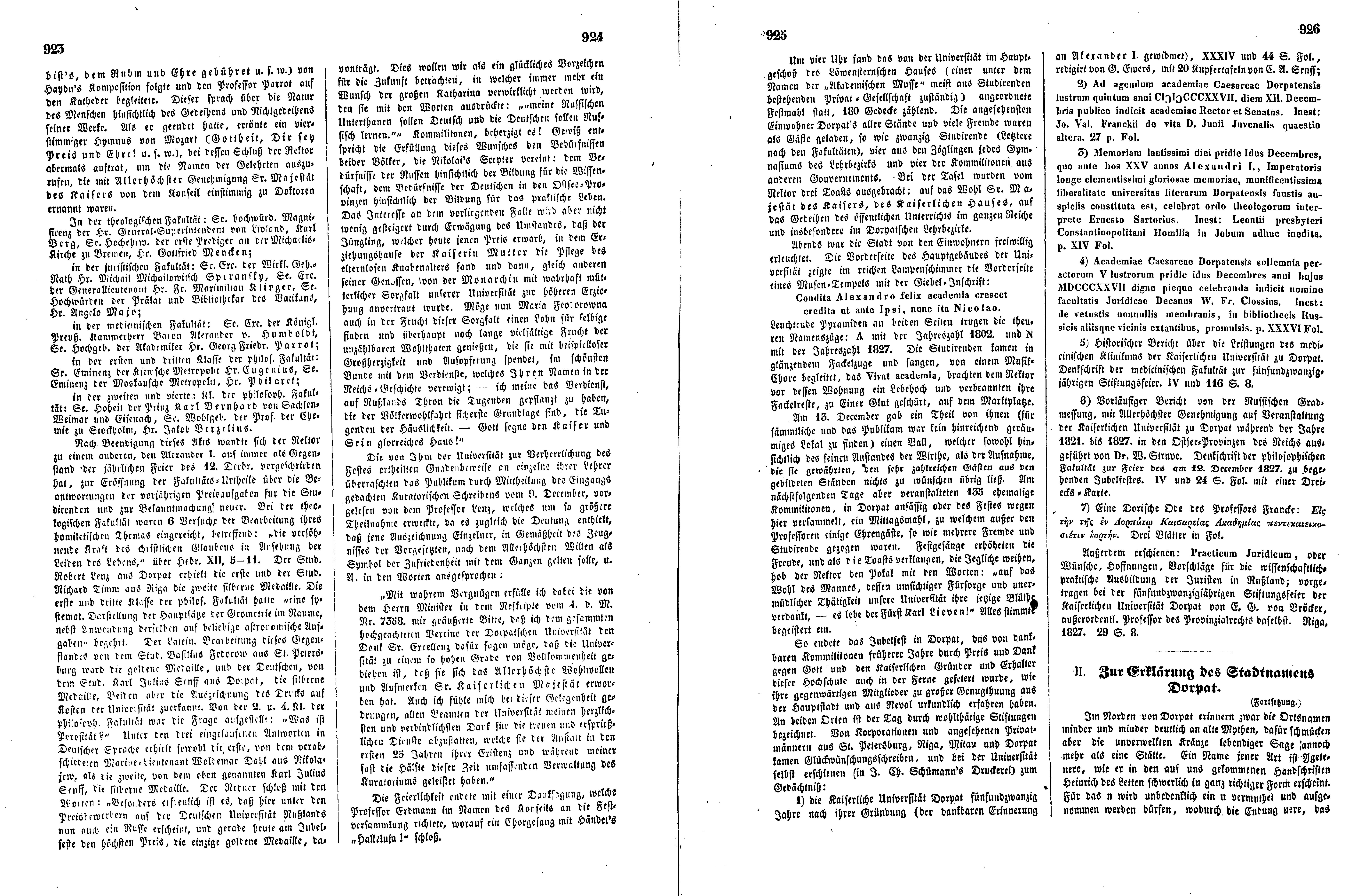 Das Inland [17] (1852) | 236. (923-926) Основной текст