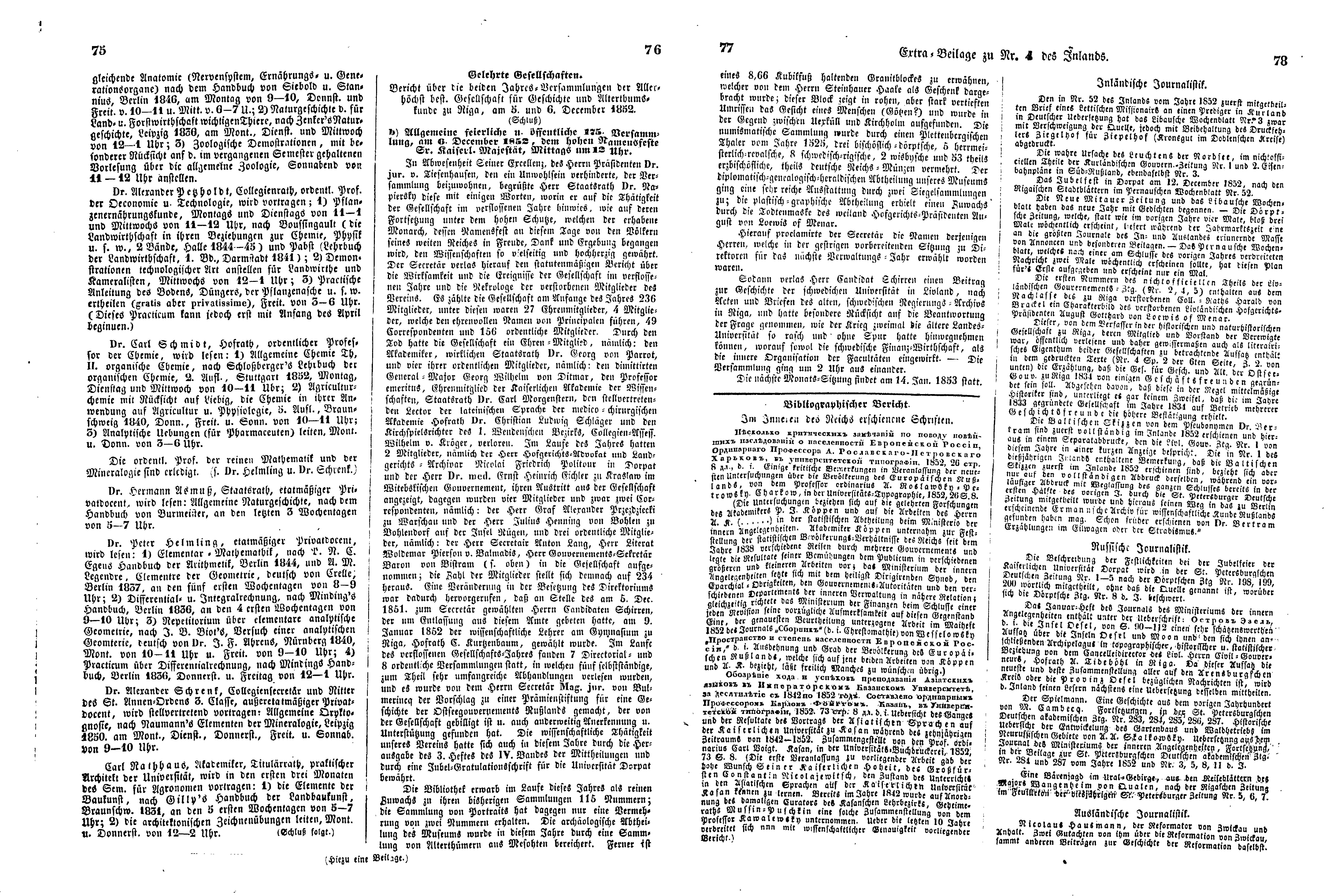 Das Inland [18] (1853) | 29. (75-78) Main body of text